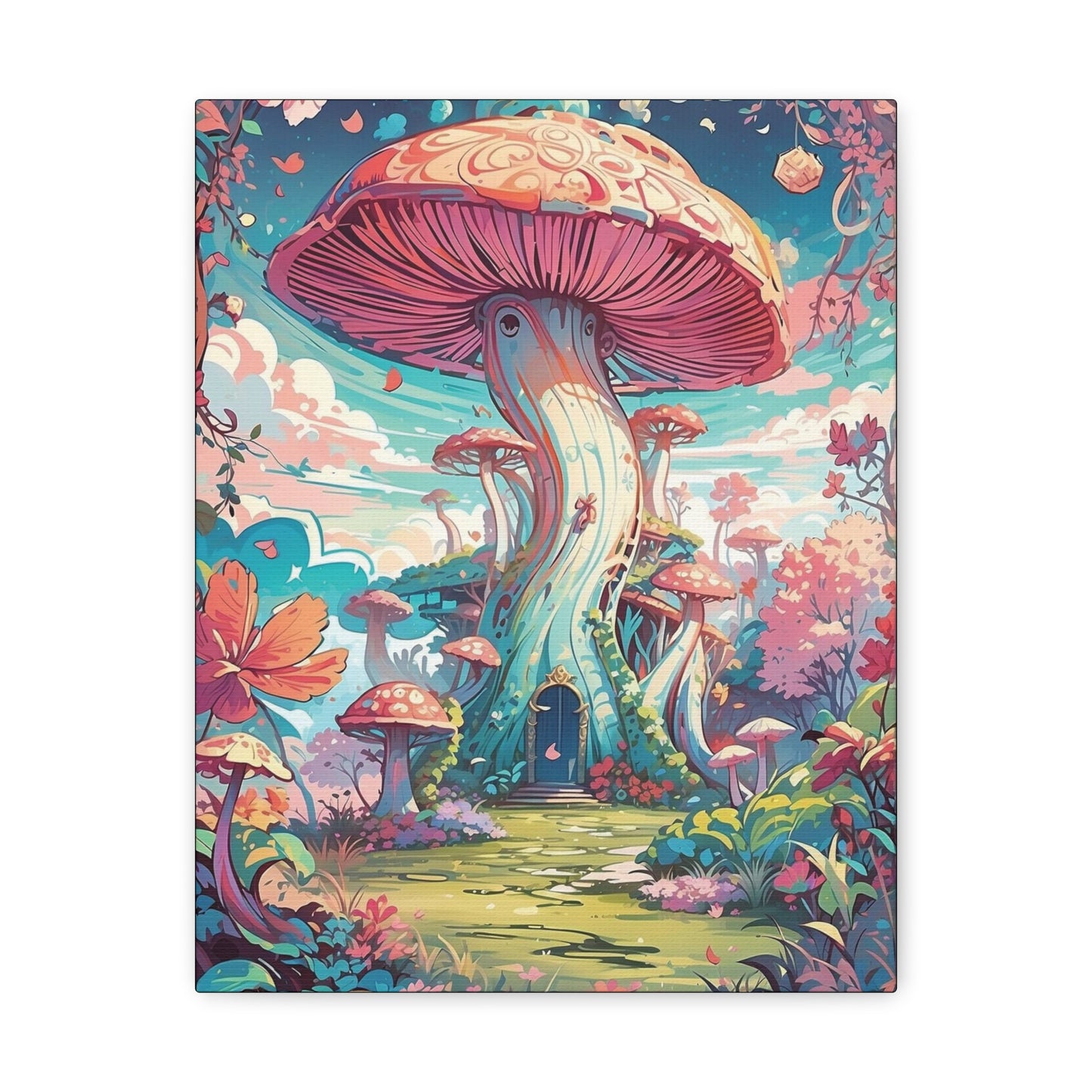 Mushroom Cabin: Canvas Gallery Wraps