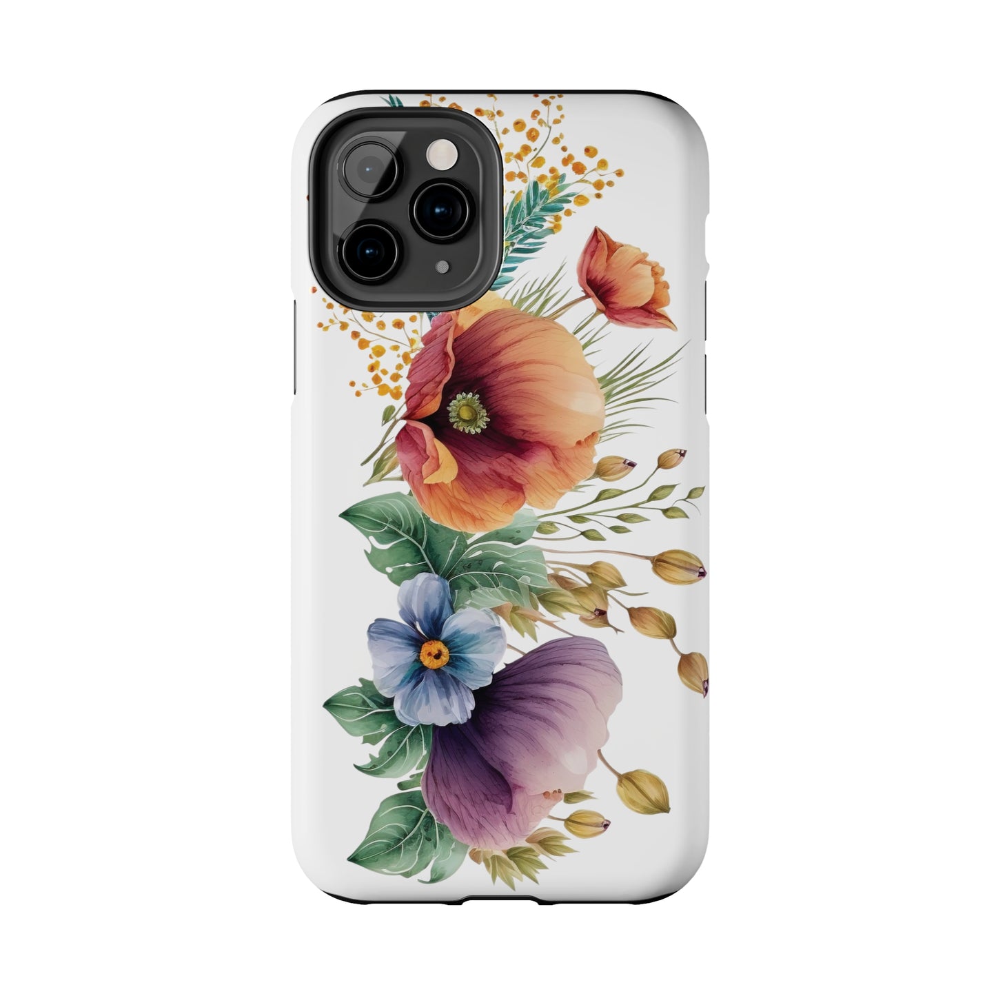 Tough Phone Cases: Watercolor Flower