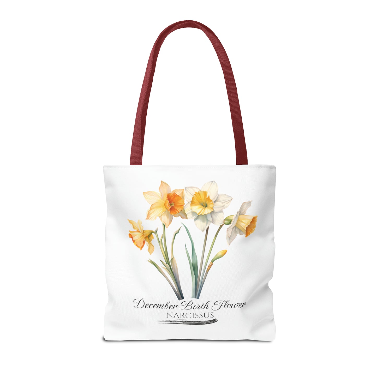 December Birth Flower: Narcissus - Tote Bag (AOP)