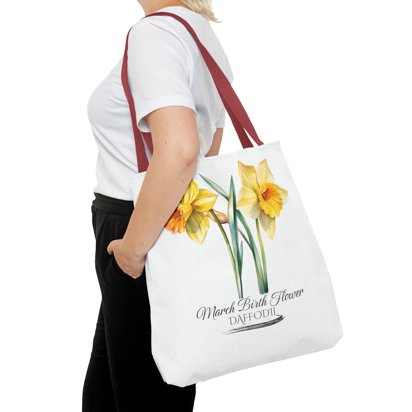 March Birth Flower: Daffodil - Tote Bag (AOP)