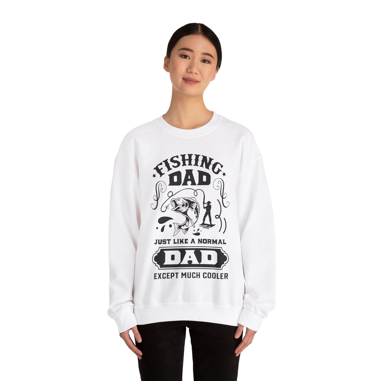 Fishing dad - Unisex Heavy Blend™ Crewneck Sweatshirt