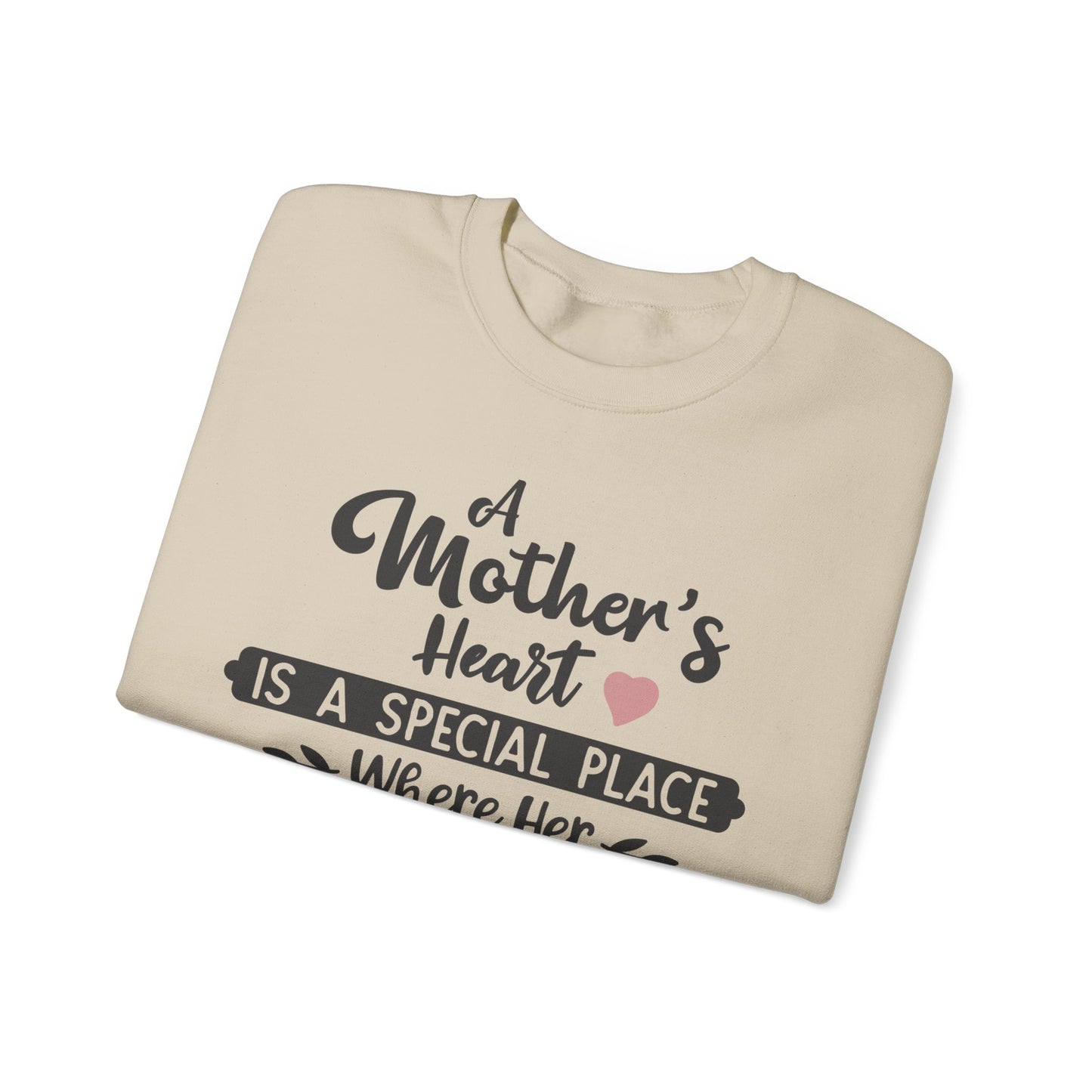 Mother's Heart is a special place - Unisex Heavy Blend™ Crewneck Sweatshirt