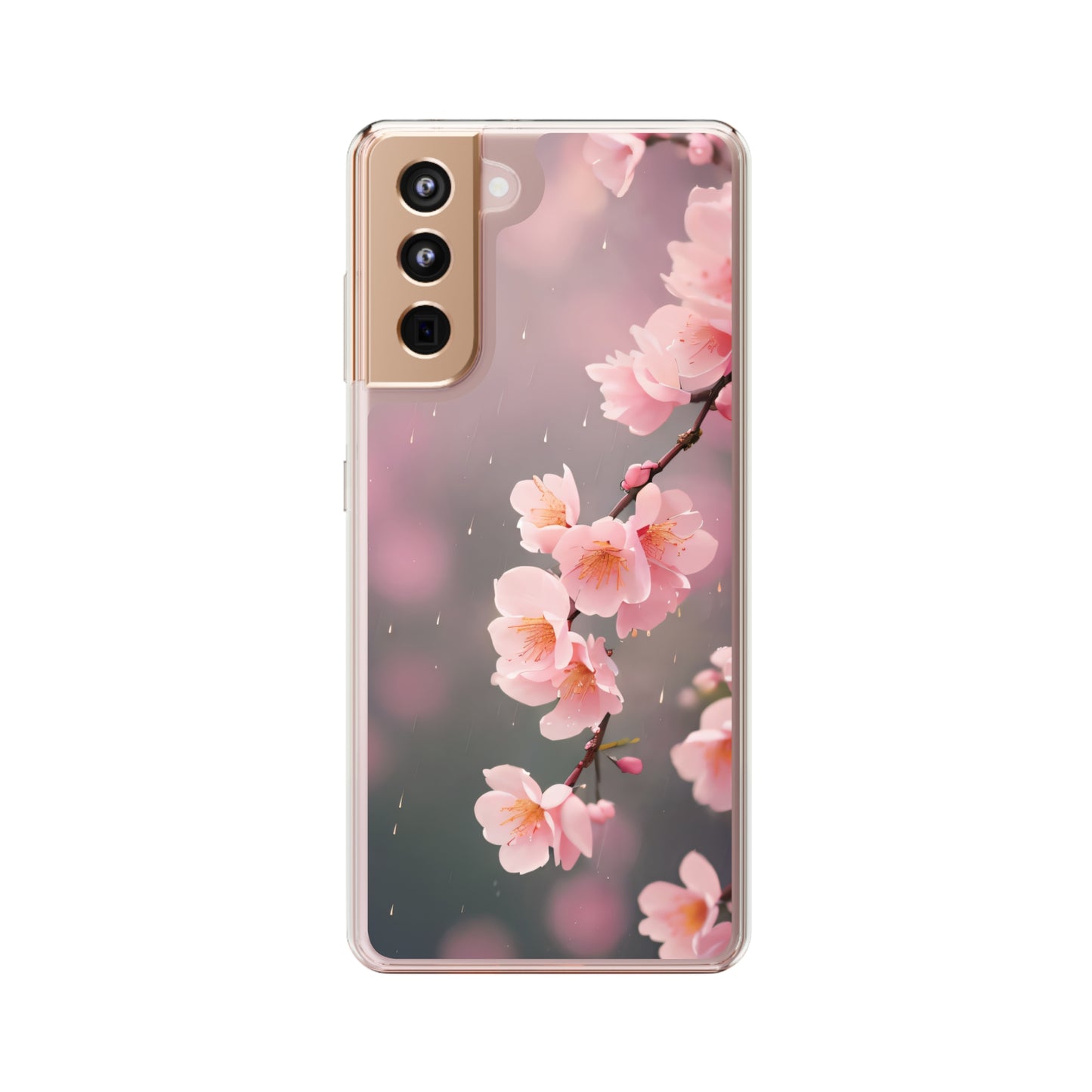 Clear Phone Cases: Blossom Flower