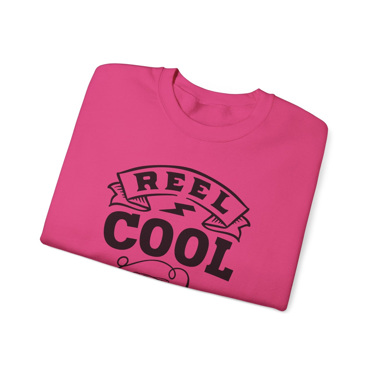 Reel cool dad - Unisex Heavy Blend™ Crewneck Sweatshirt