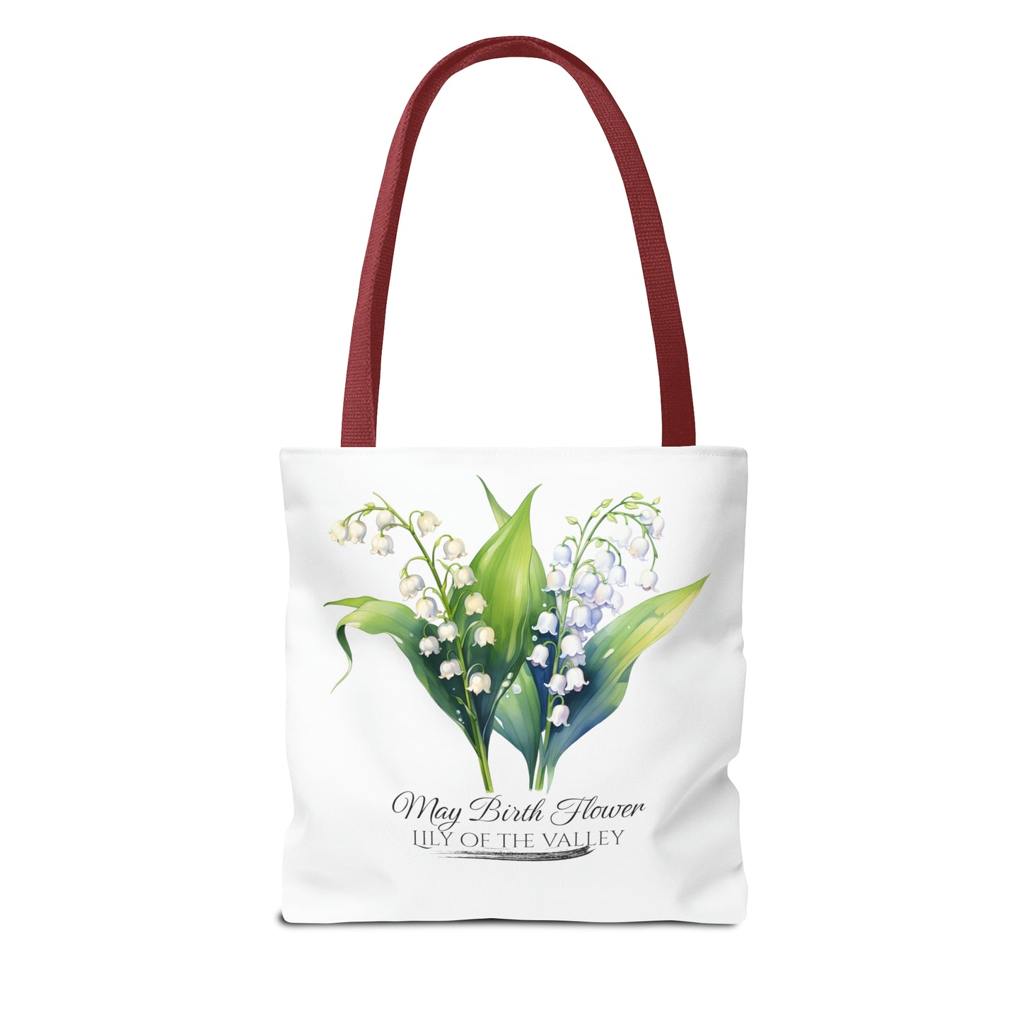 May Birth Flower: Lily of the valley - Tote Bag (AOP)