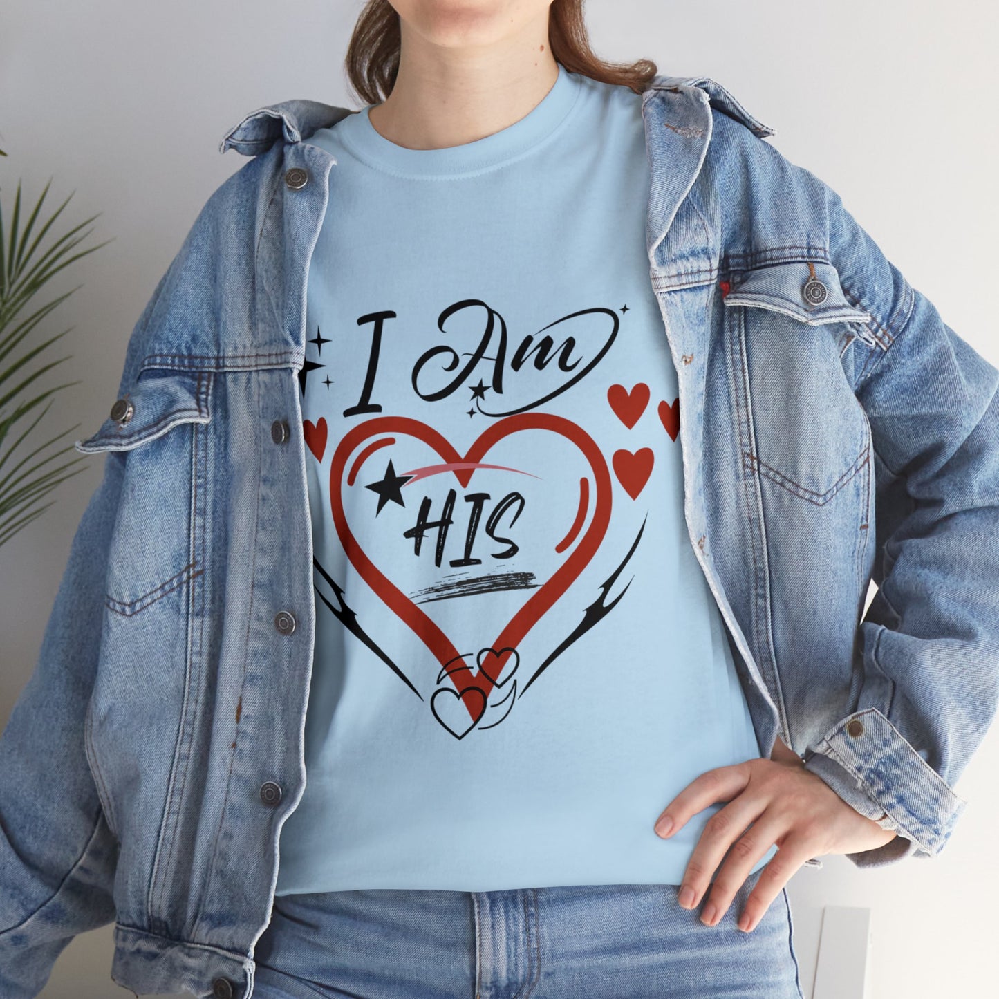 Valentine: I Am His - Unisex Heavy Cotton Tee