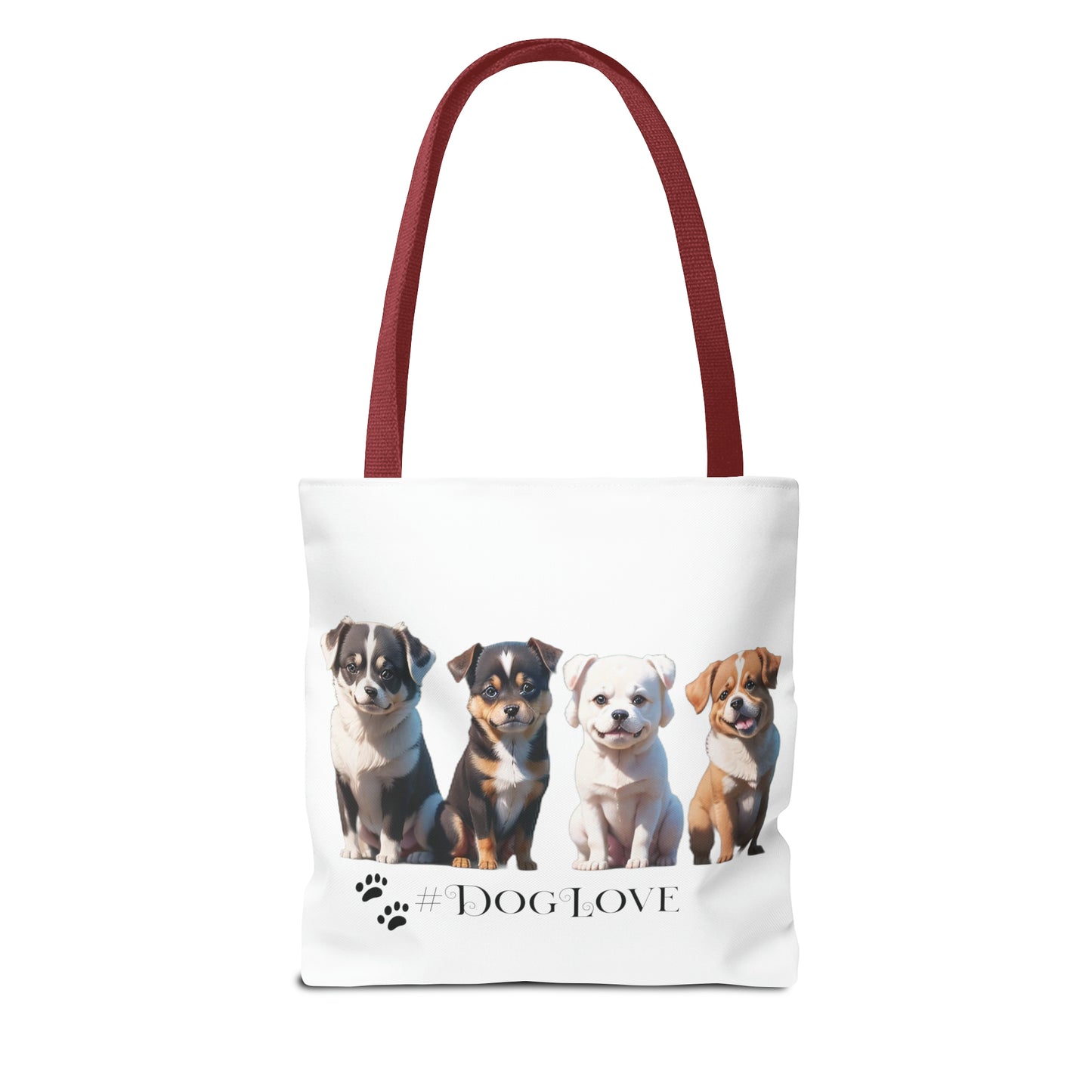 Tote Bag (AOP): #DogLove