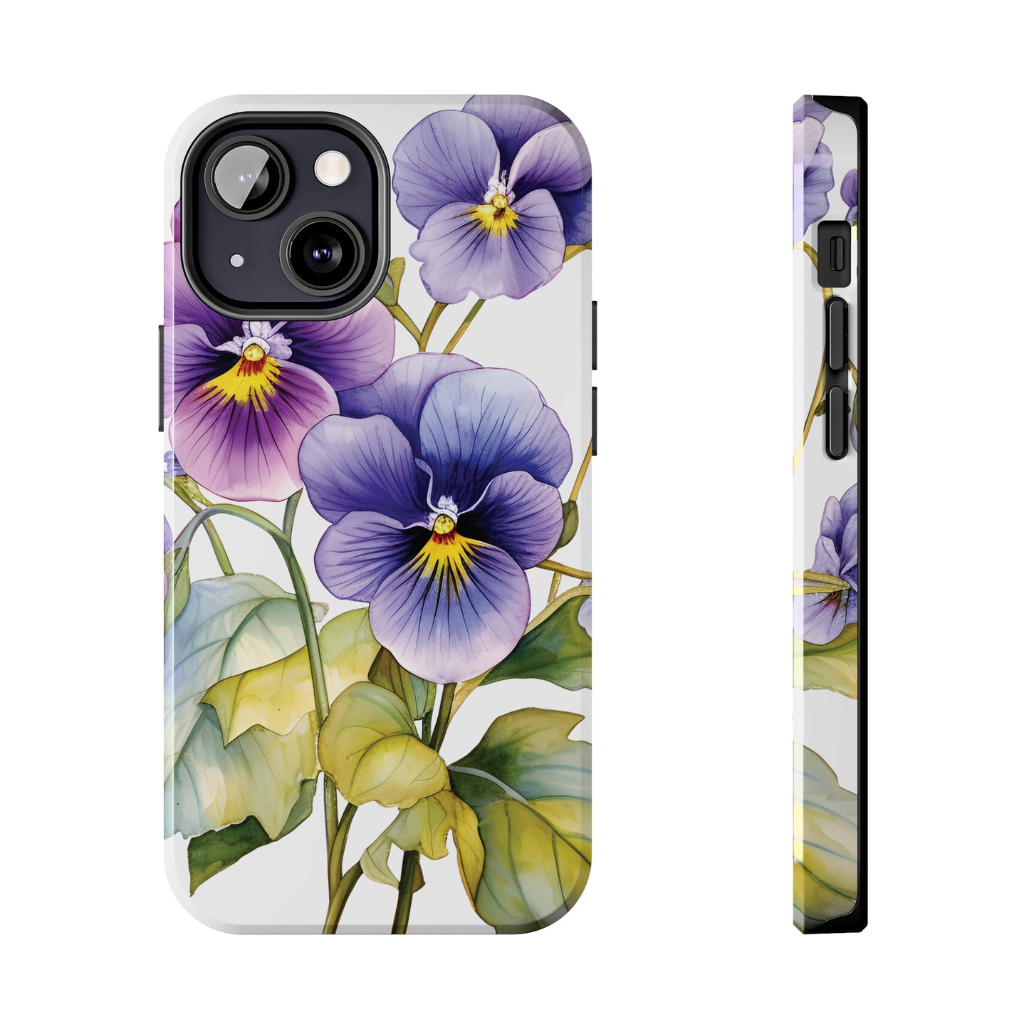 Tough Phone Cases (Violet Flower)