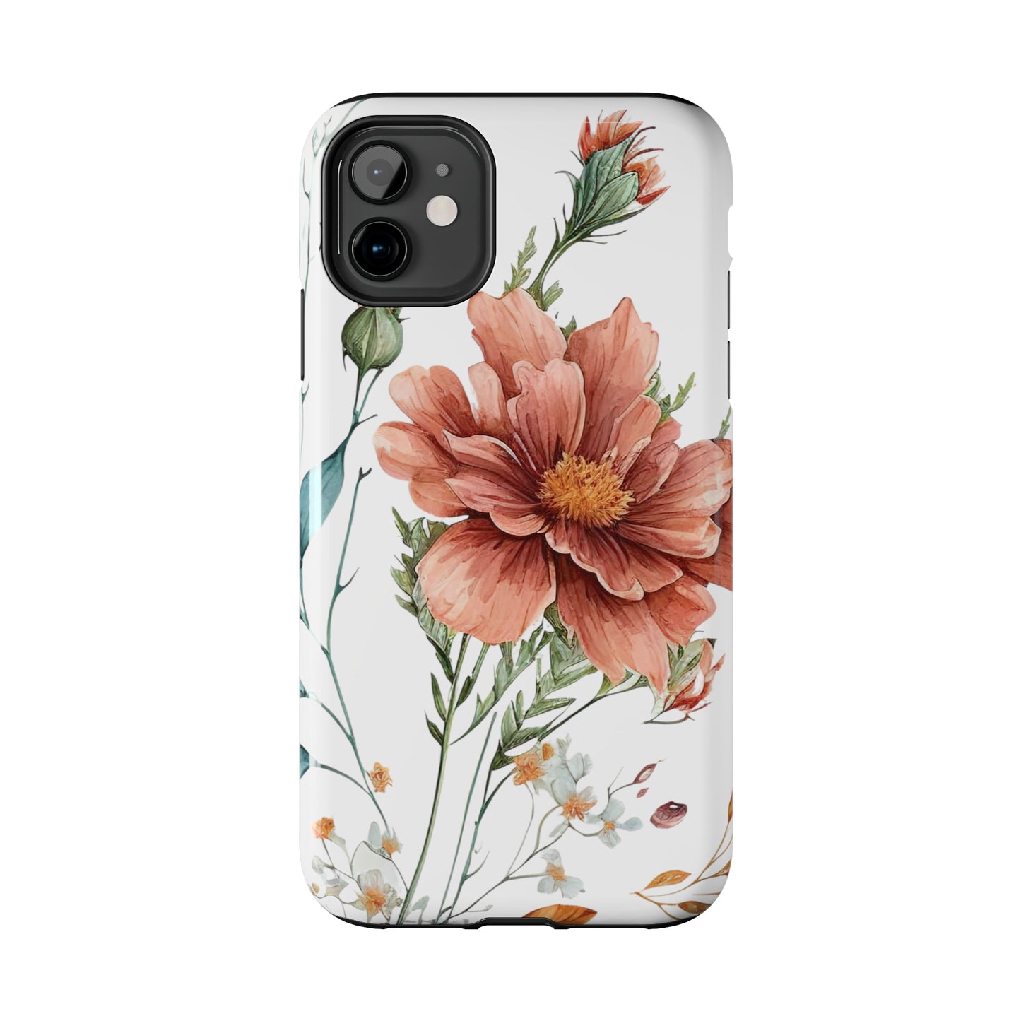 Tough Phone Cases: Watercolor Flower