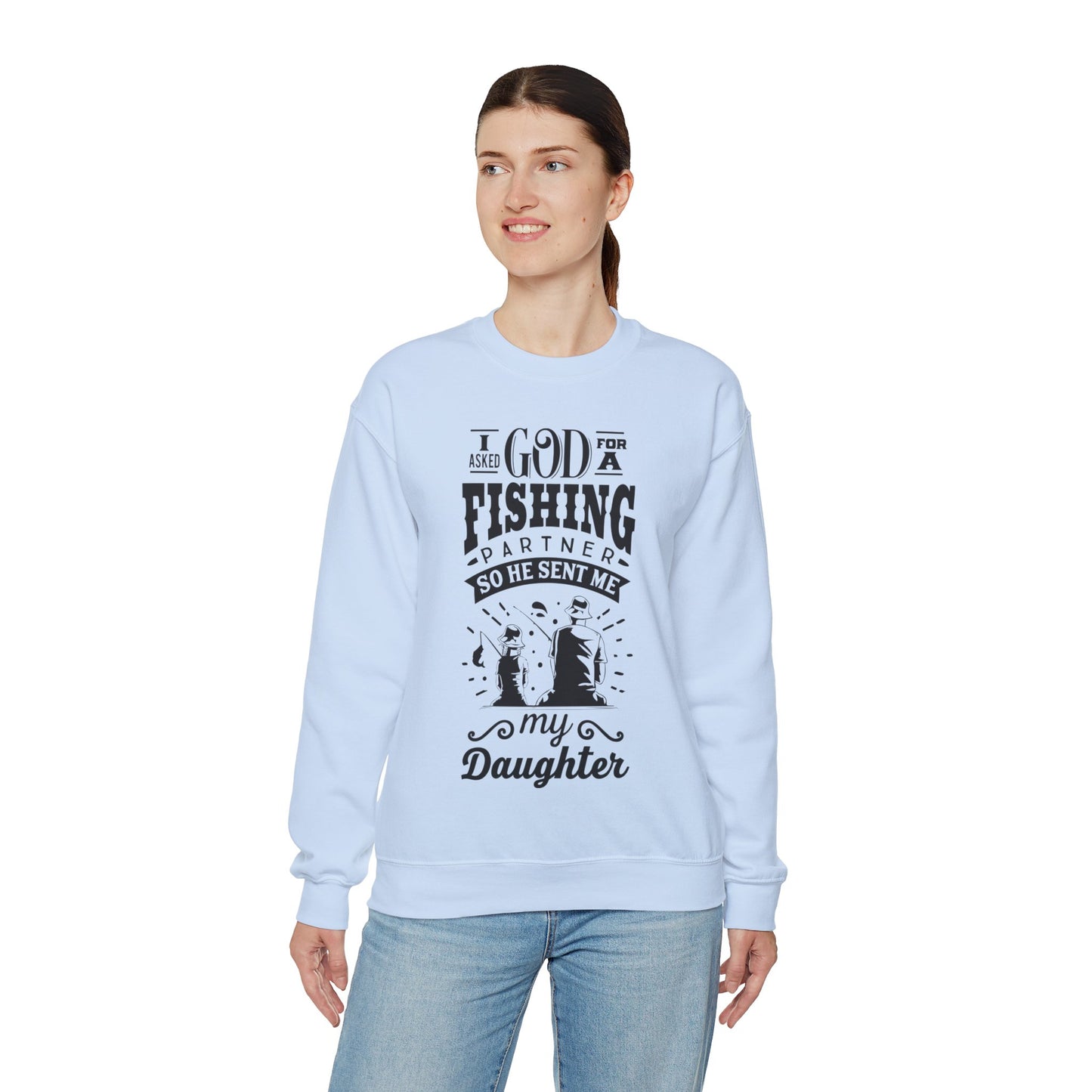 Father and daughter - Unisex Heavy Blend™ Crewneck Sweatshirt