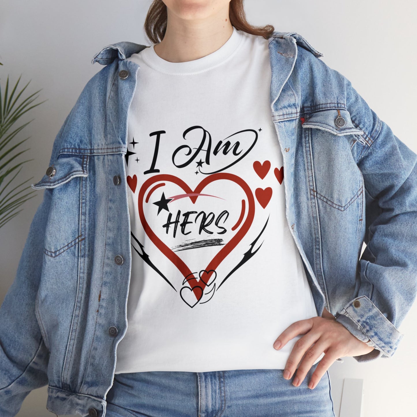 Valentine: I Am Hers - Unisex Heavy Cotton Tee