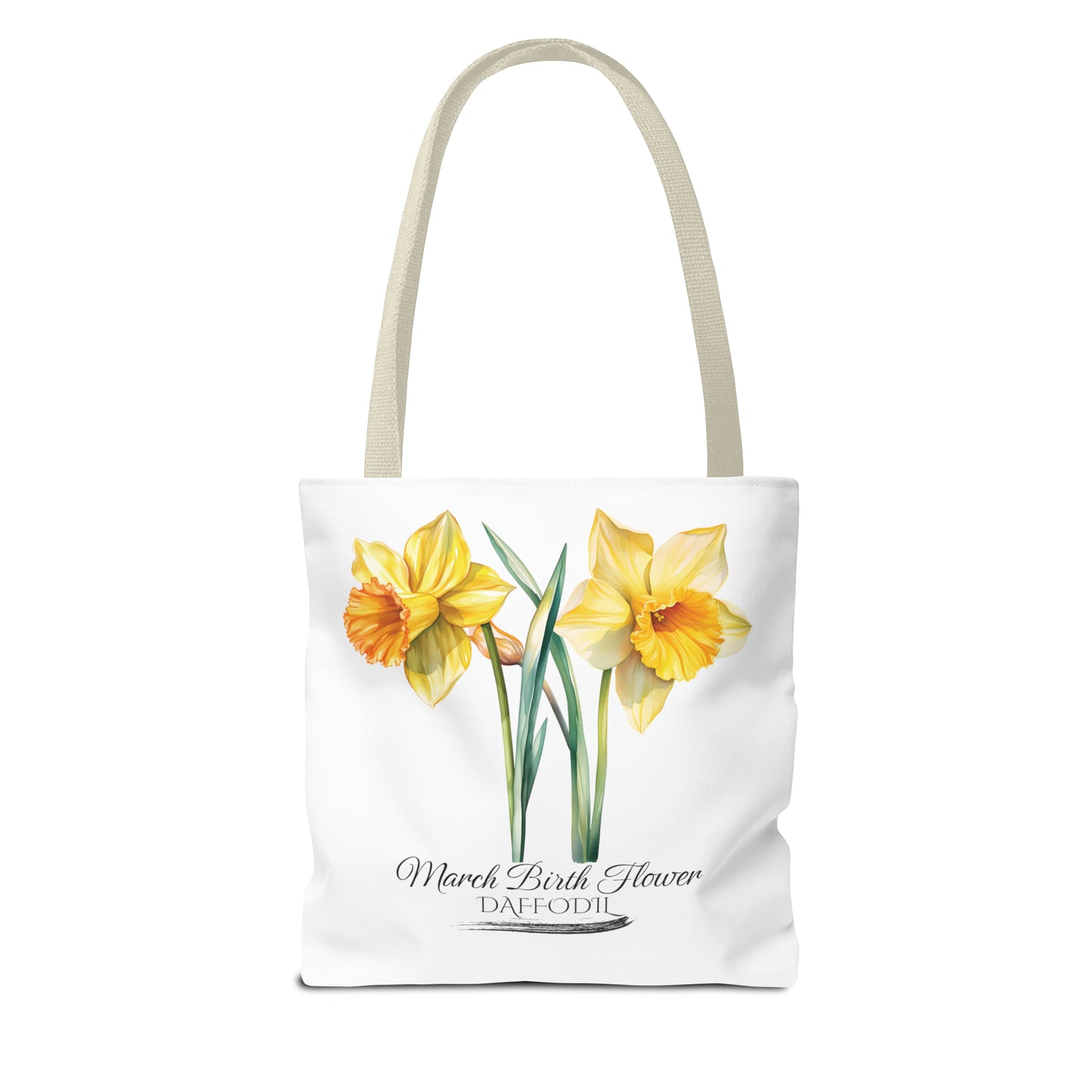 March Birth Flower: Daffodil - Tote Bag (AOP)