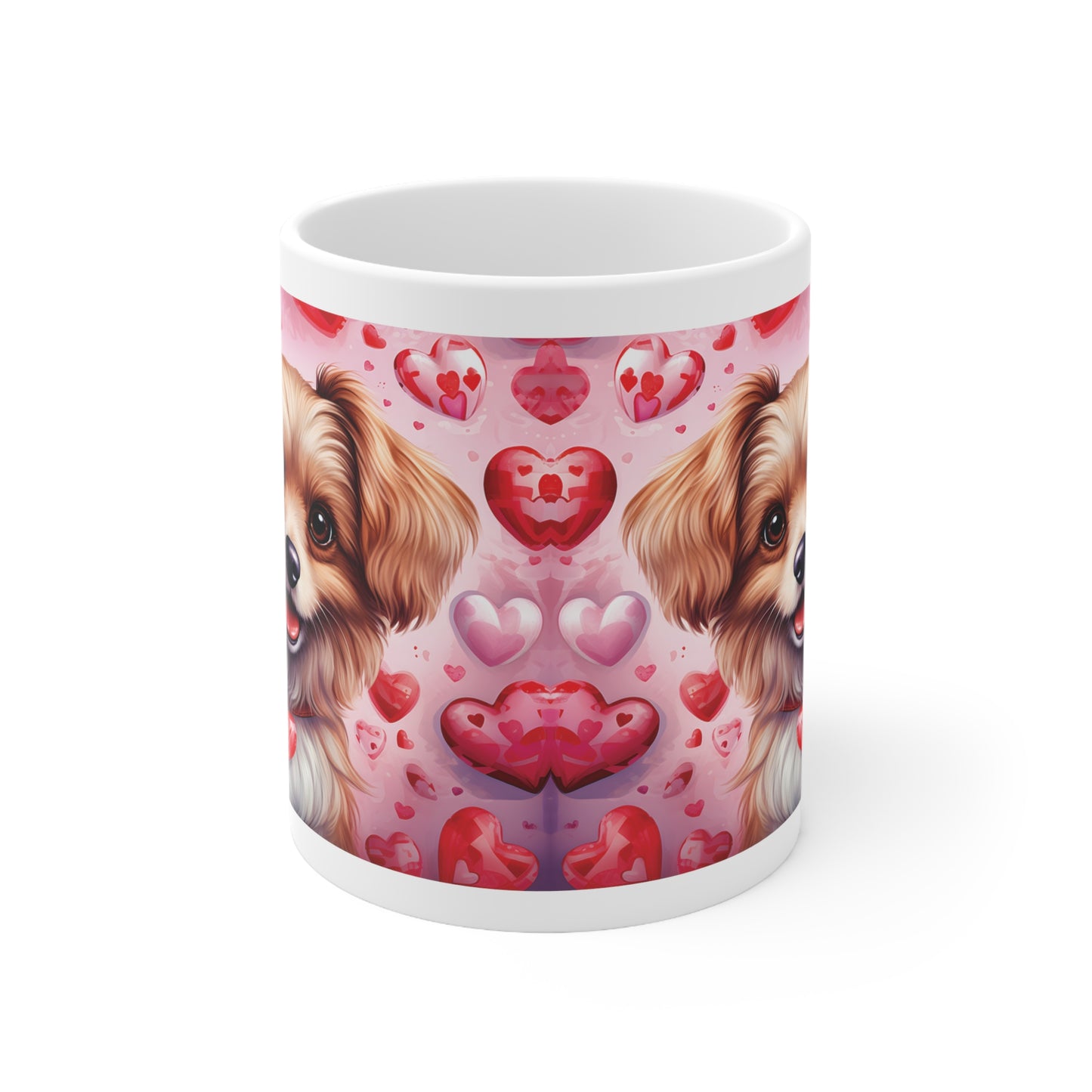 Valentine's Dog: Ceramic Mug 11oz