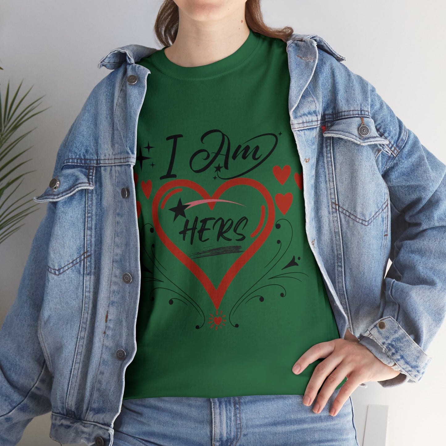 Valentine: I Am Hers1 - Unisex Heavy Cotton Tee