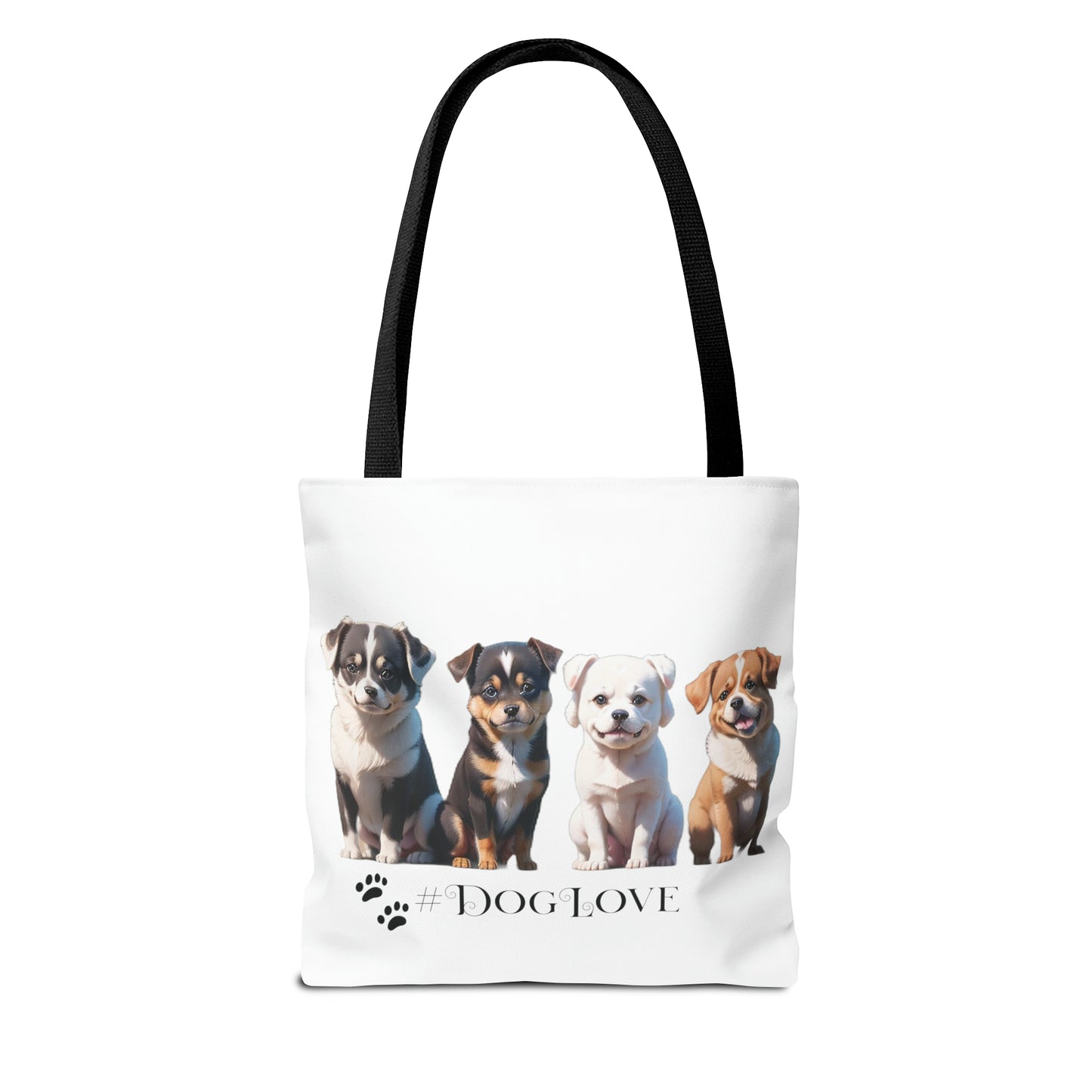 Tote Bag (AOP): #DogLove