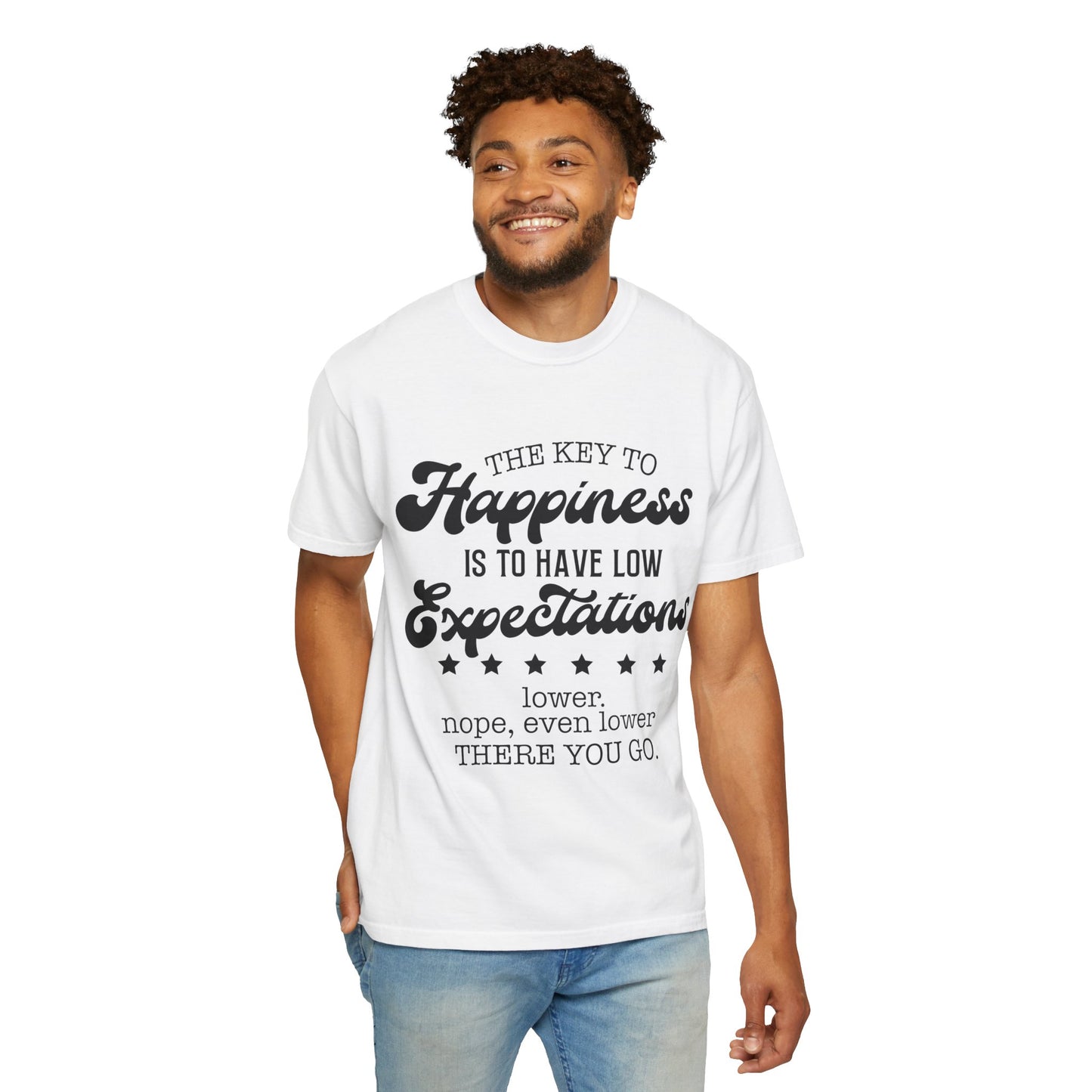 The key to happiness - Unisex Garment-Dyed T-shirt