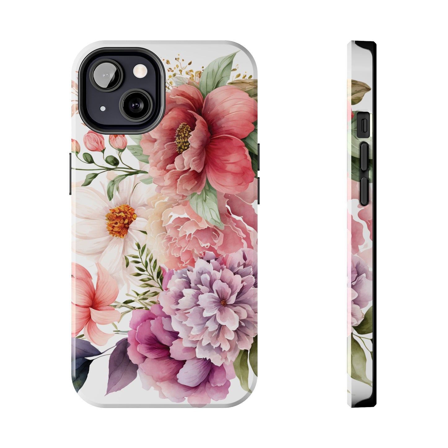 Tough Phone Cases: Watercolor Flower