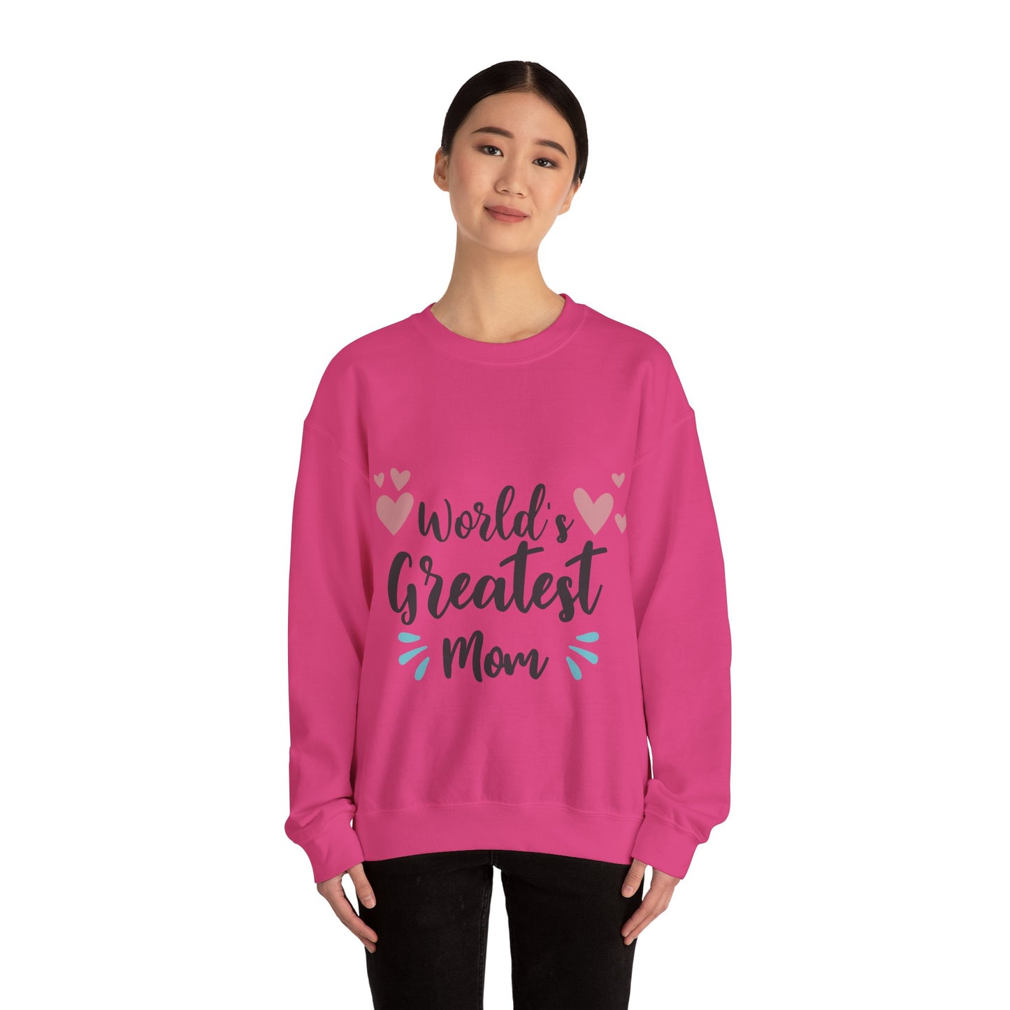 World Greatest Mom - Unisex Heavy Blend™ Crewneck Sweatshirt