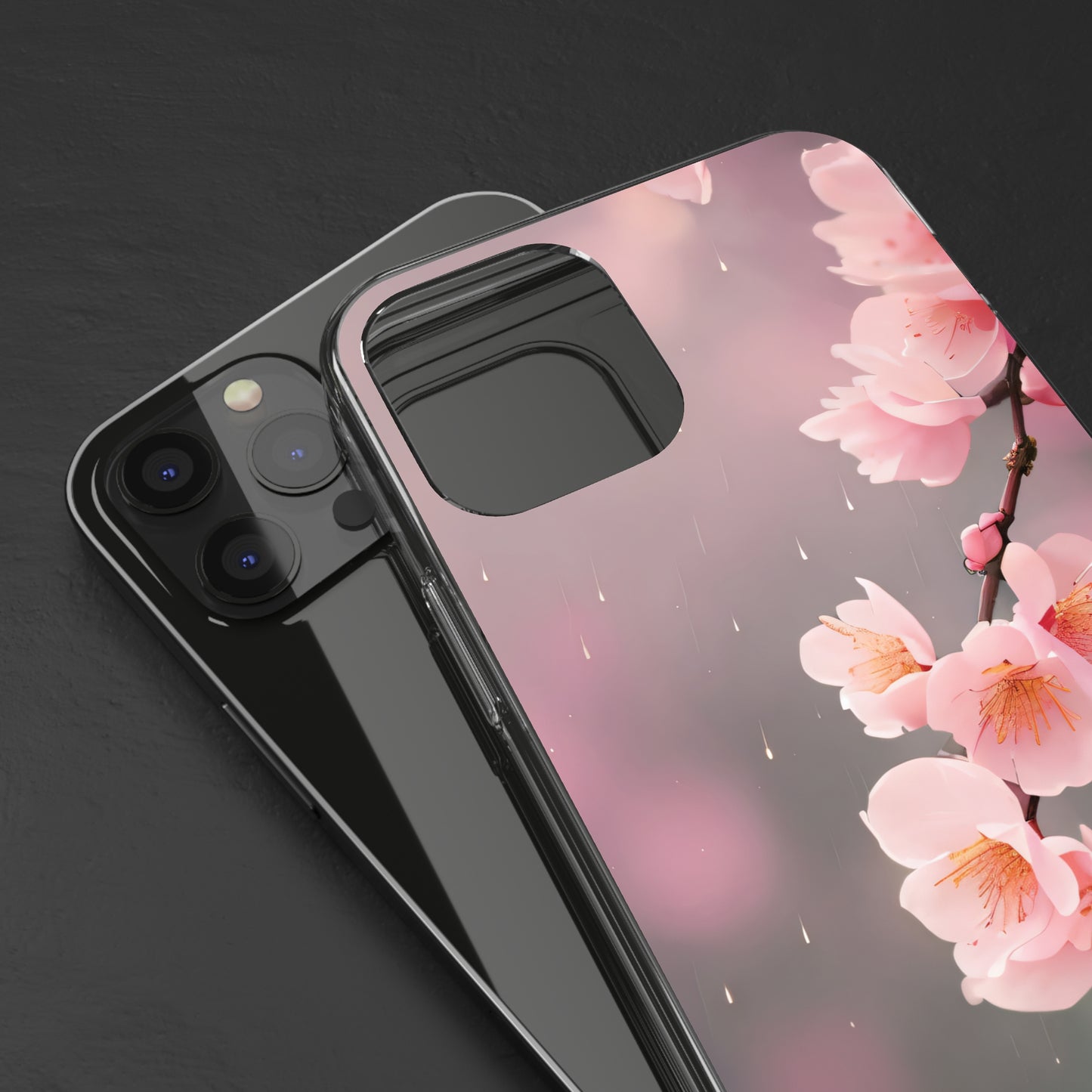 Clear Phone Cases: Blossom Flower