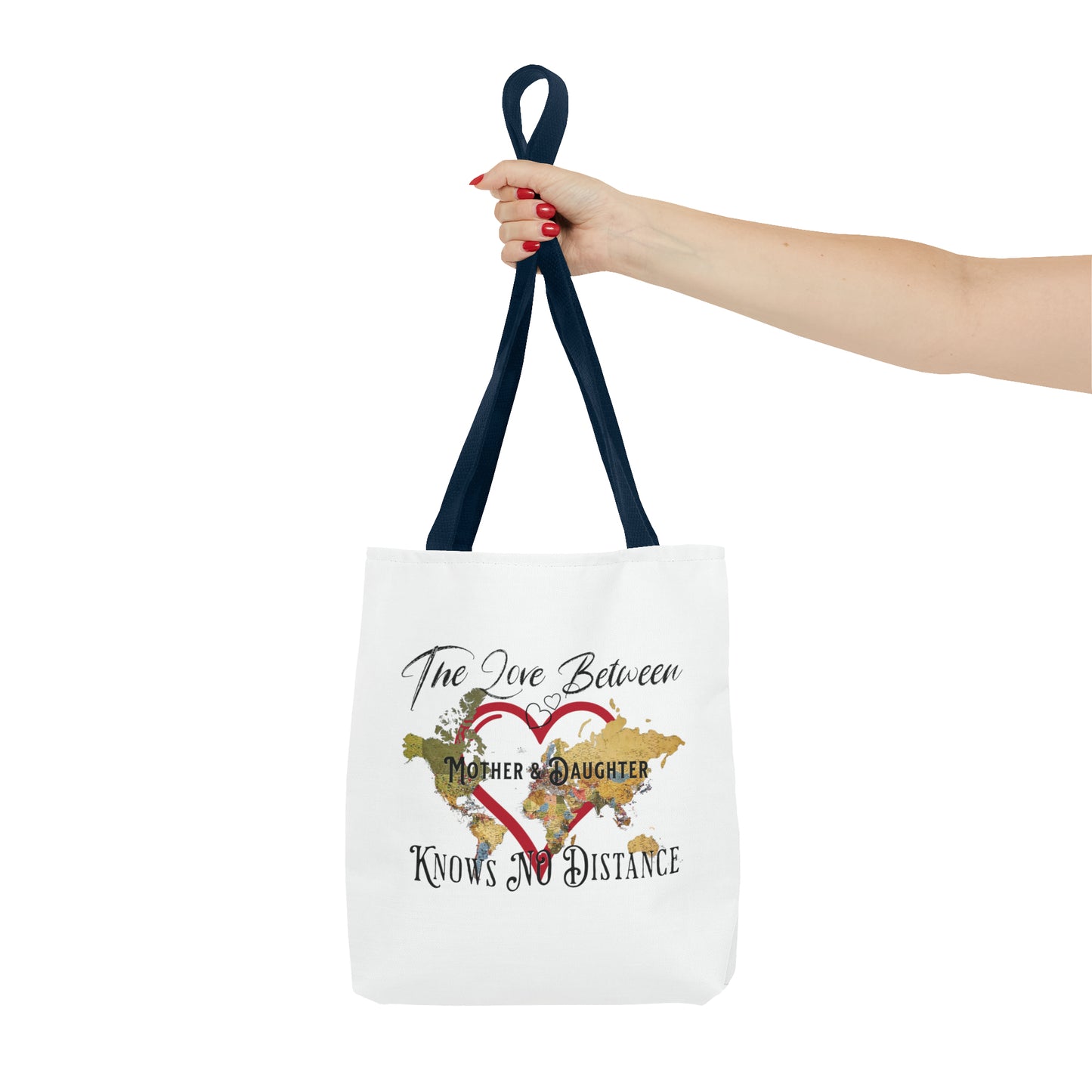 The love between mother and daughter knows no distance - Tote Bag (AOP)