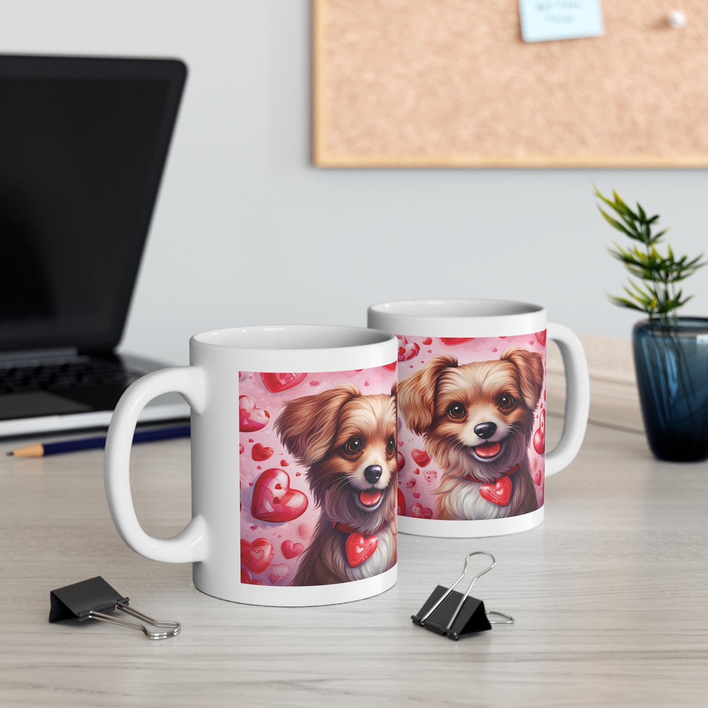 Valentine's Dog: Ceramic Mug 11oz