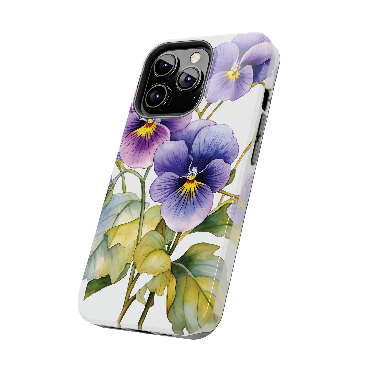 Tough Phone Cases (Violet Flower)