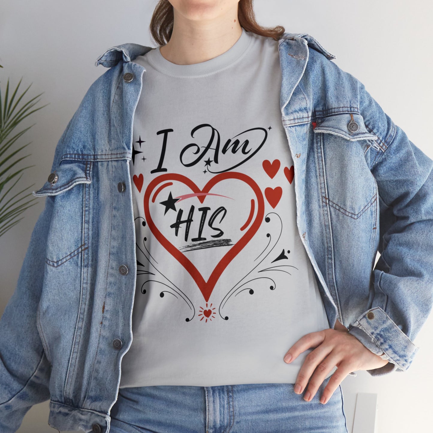 Valentine: I Am His1 - Unisex Heavy Cotton Tee