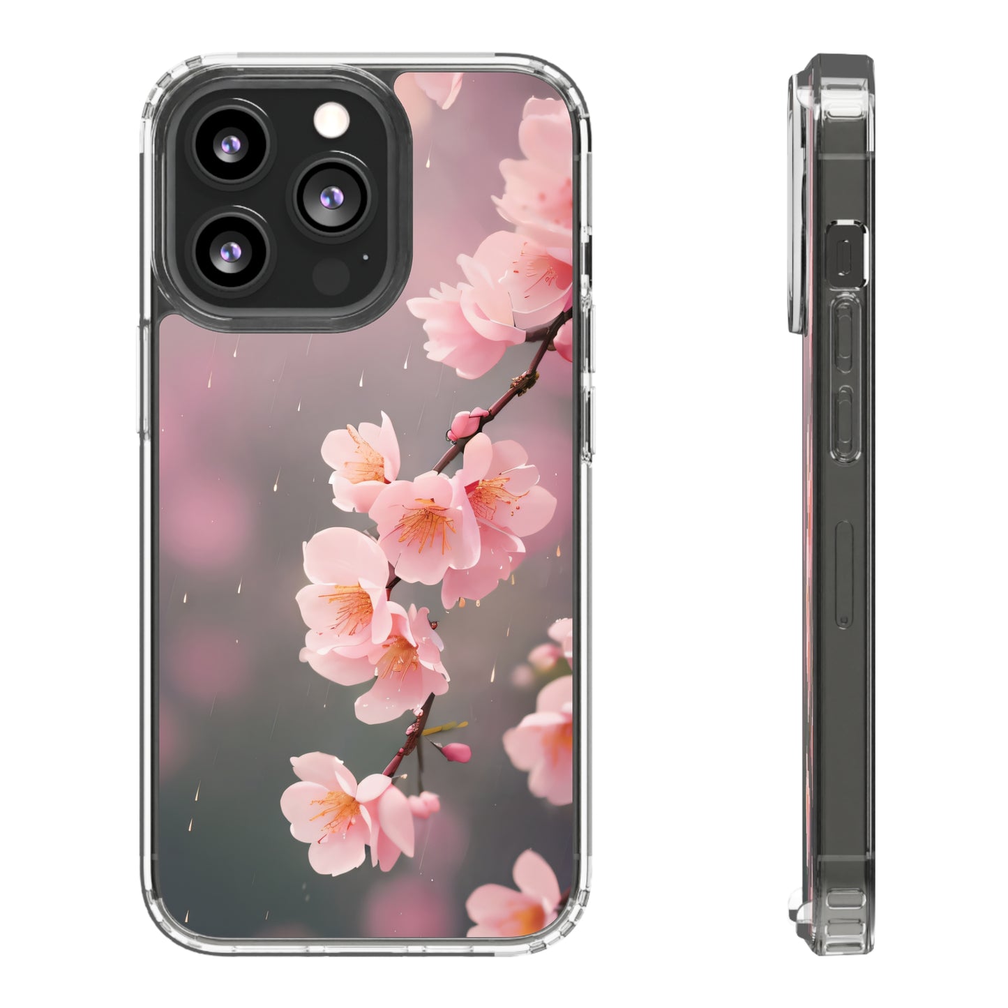 Clear Phone Cases: Blossom Flower