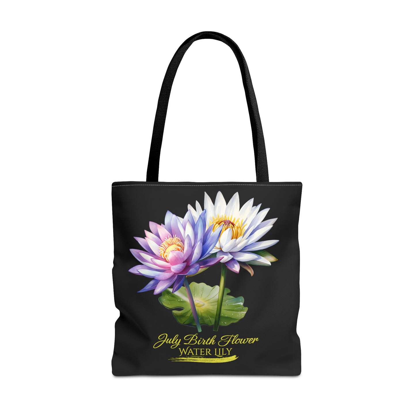 July Birth Flower: Water Lily - Tote Bag (AOP)