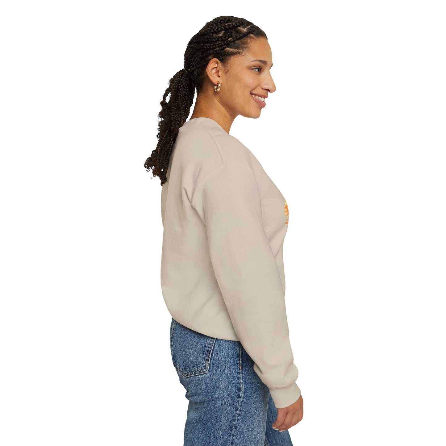 November Birth Flower (Chrysanthemum) - Unisex Heavy Blend™ Crewneck Sweatshirt