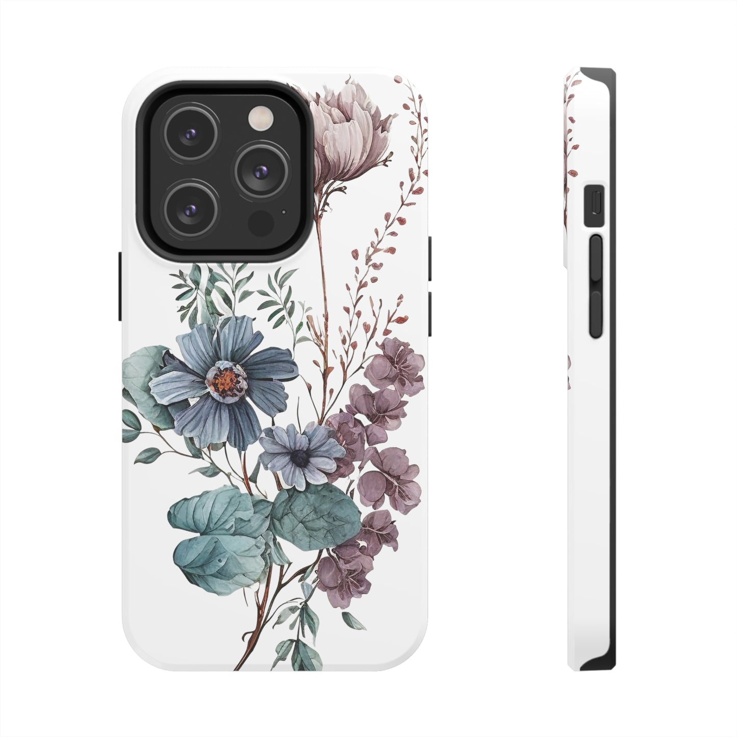 Tough Phone Cases: Watercolor Flower