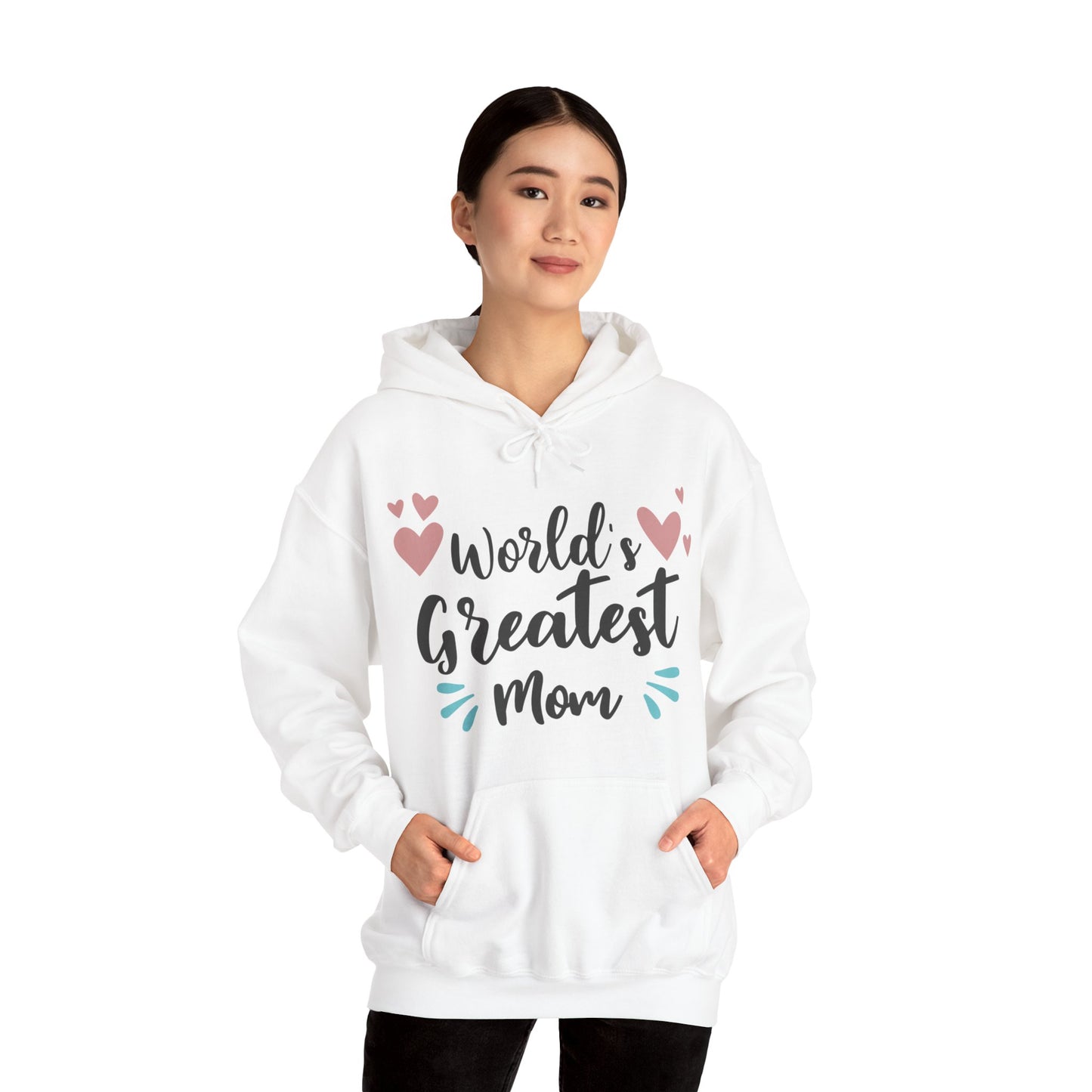 Worl Greatest Mom - Unisex Heavy Blend™ Hooded Sweatshirt