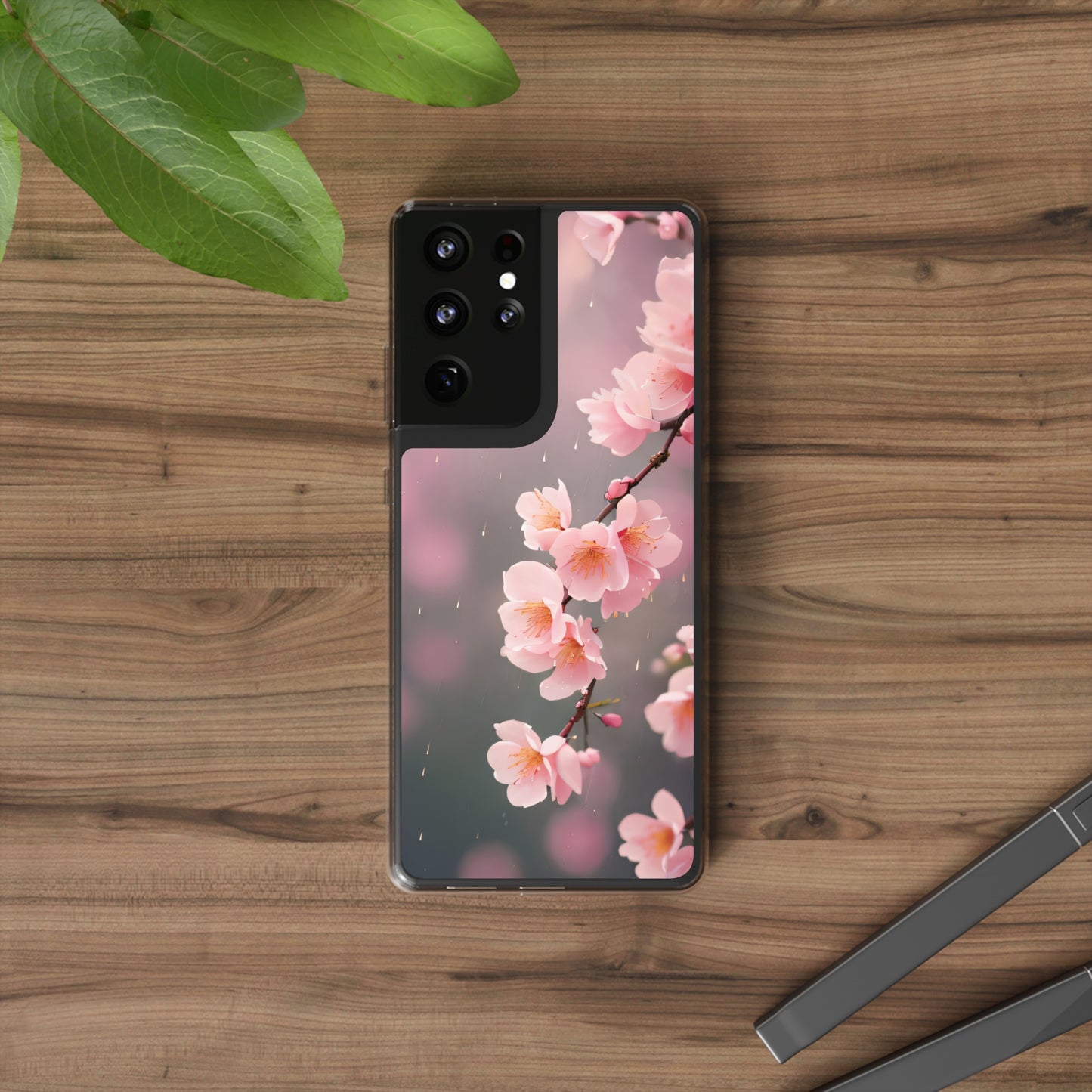 Clear Phone Cases: Blossom Flower