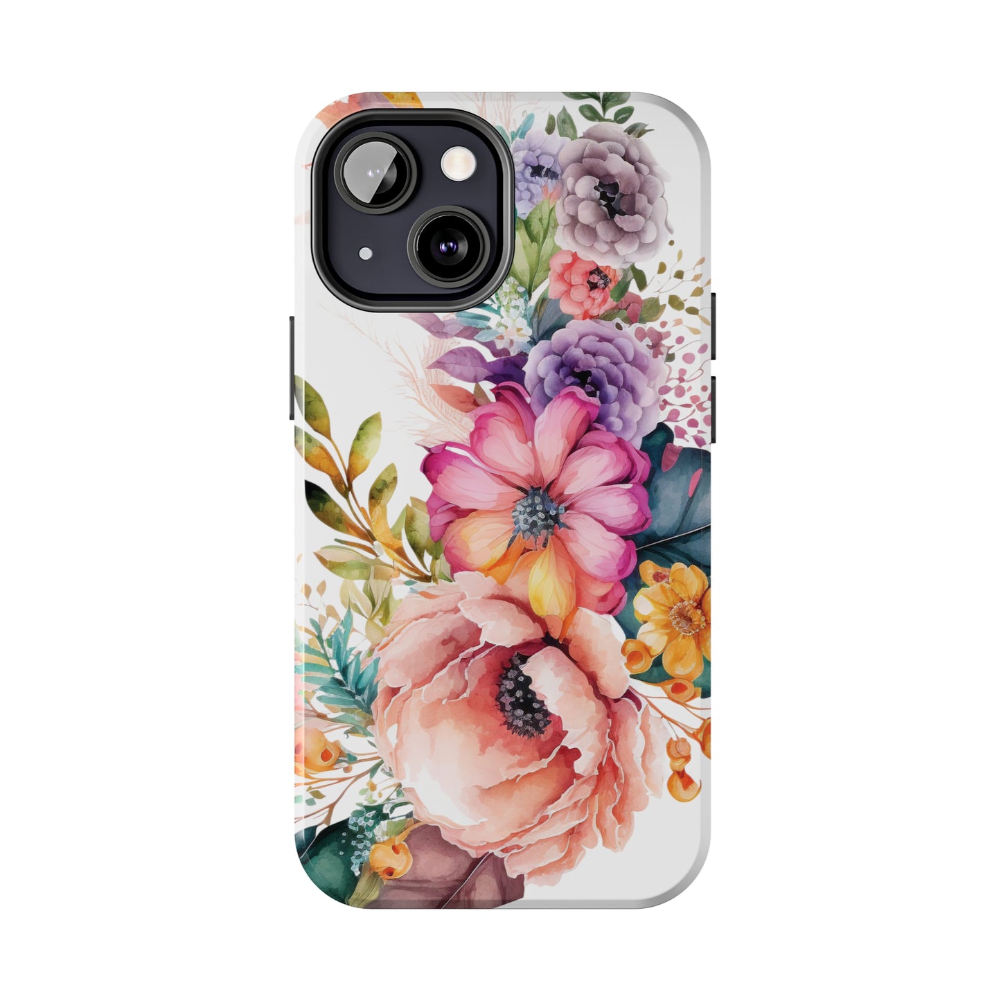 Tough Phone Cases: Watercolor Flower