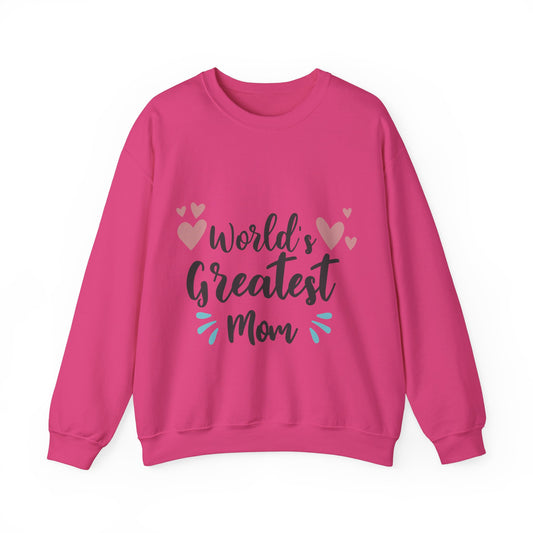 World Greatest Mom - Unisex Heavy Blend™ Crewneck Sweatshirt