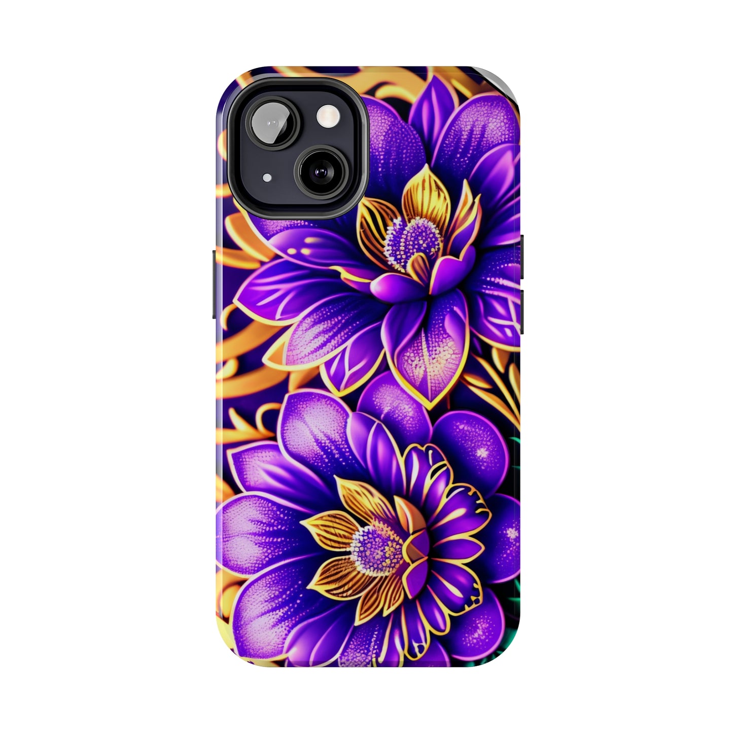 Tough Phone Cases: Fantasy Blossom Flowers