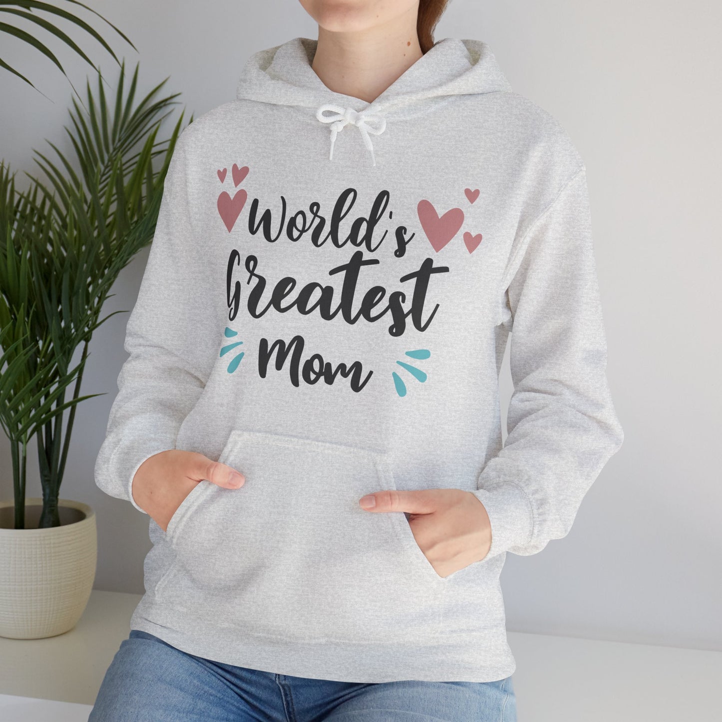 Worl Greatest Mom - Unisex Heavy Blend™ Hooded Sweatshirt