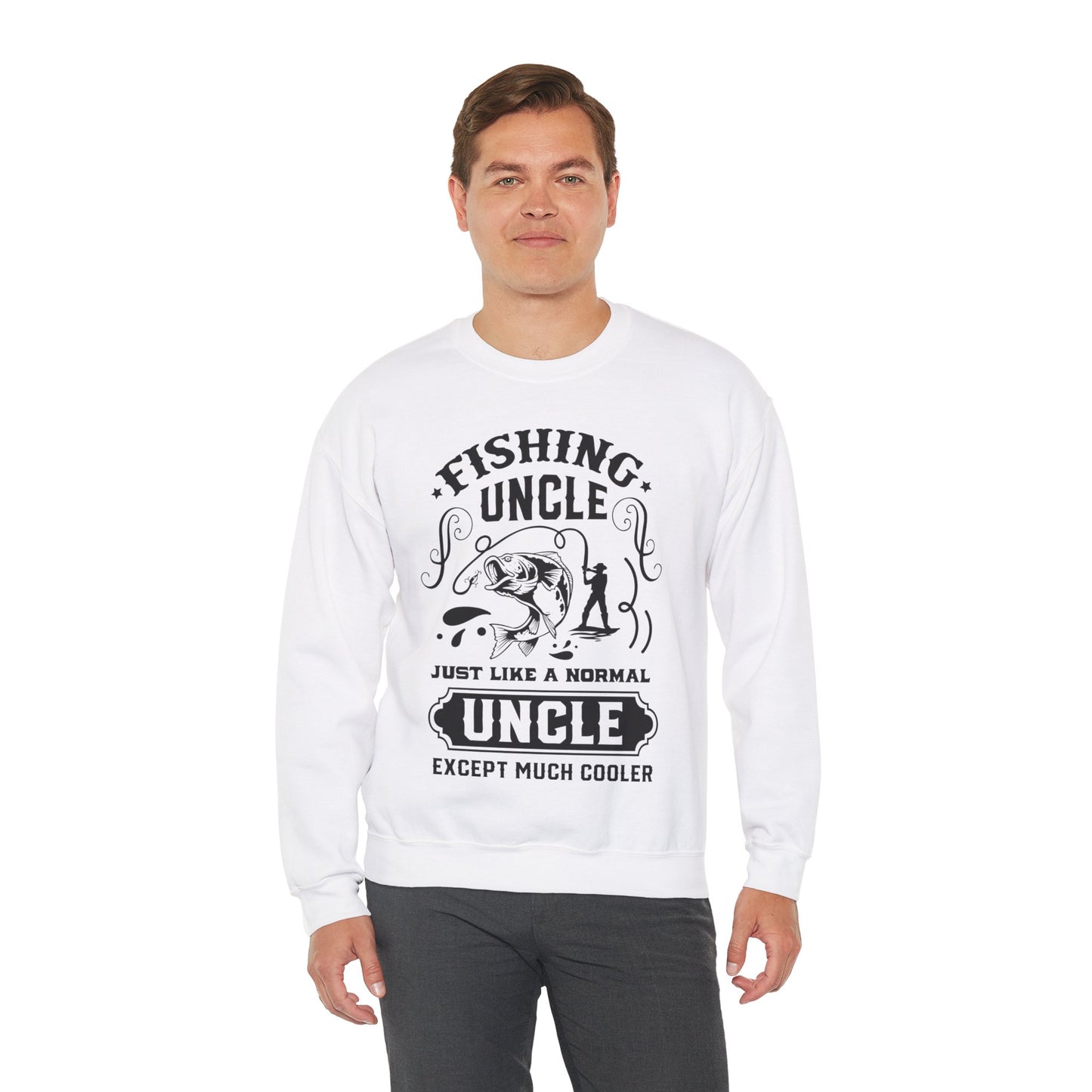 Fishing Uncle - Unisex Heavy Blend™ Crewneck Sweatshirt