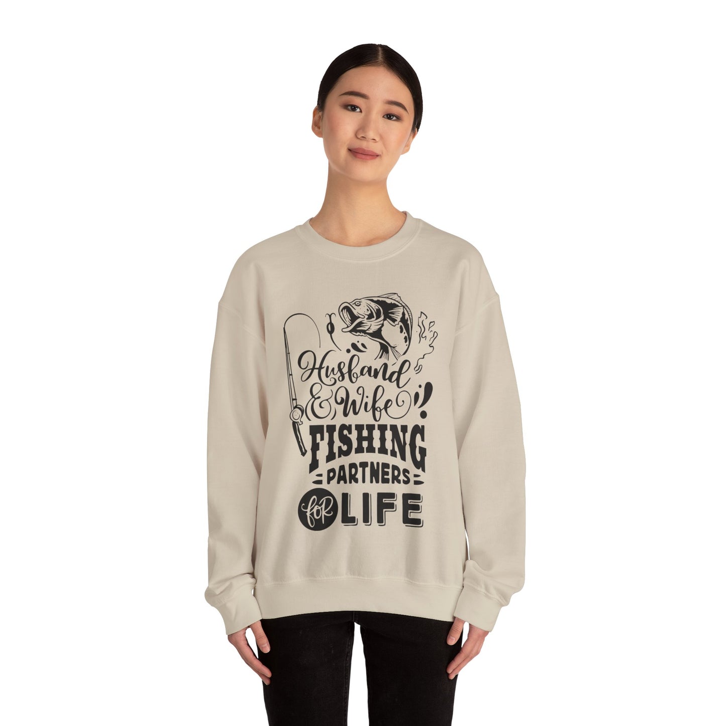 Husband and wife - Unisex Heavy Blend™ Crewneck Sweatshirt