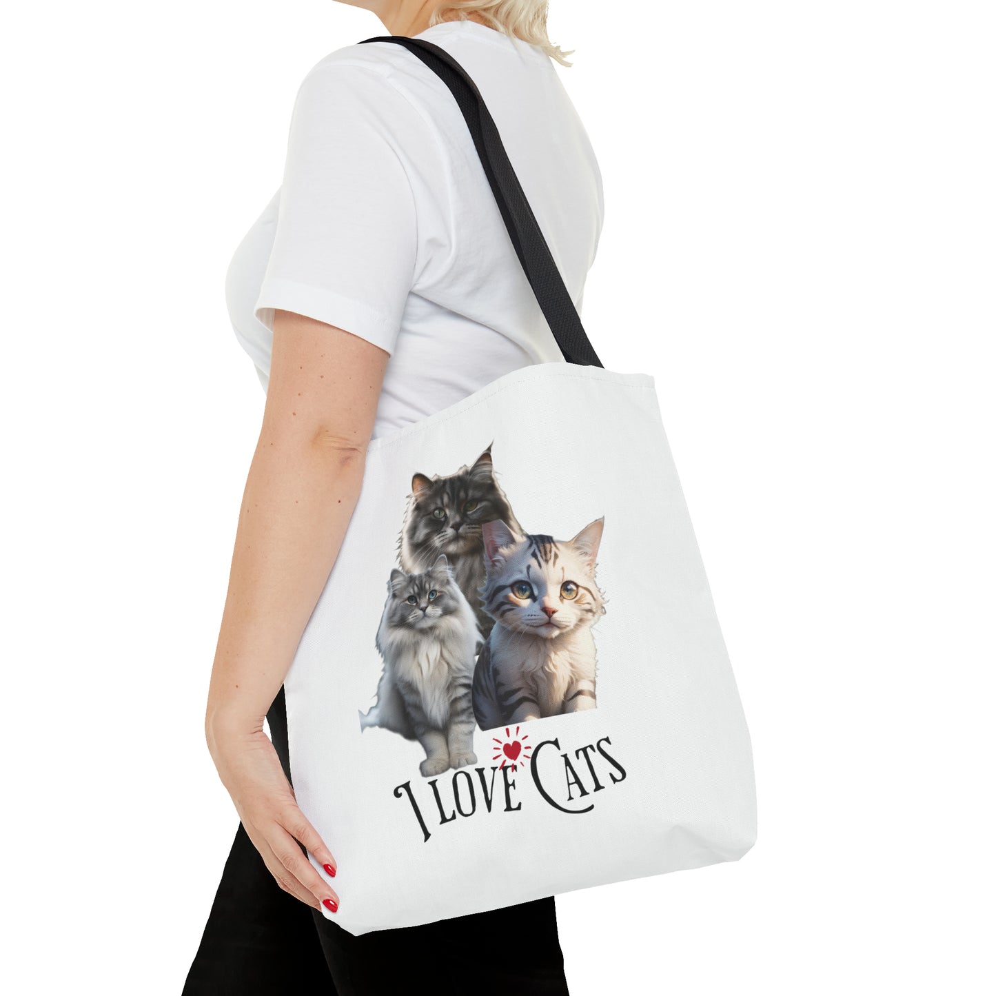 I love Cats - Tote Bag (AOP)