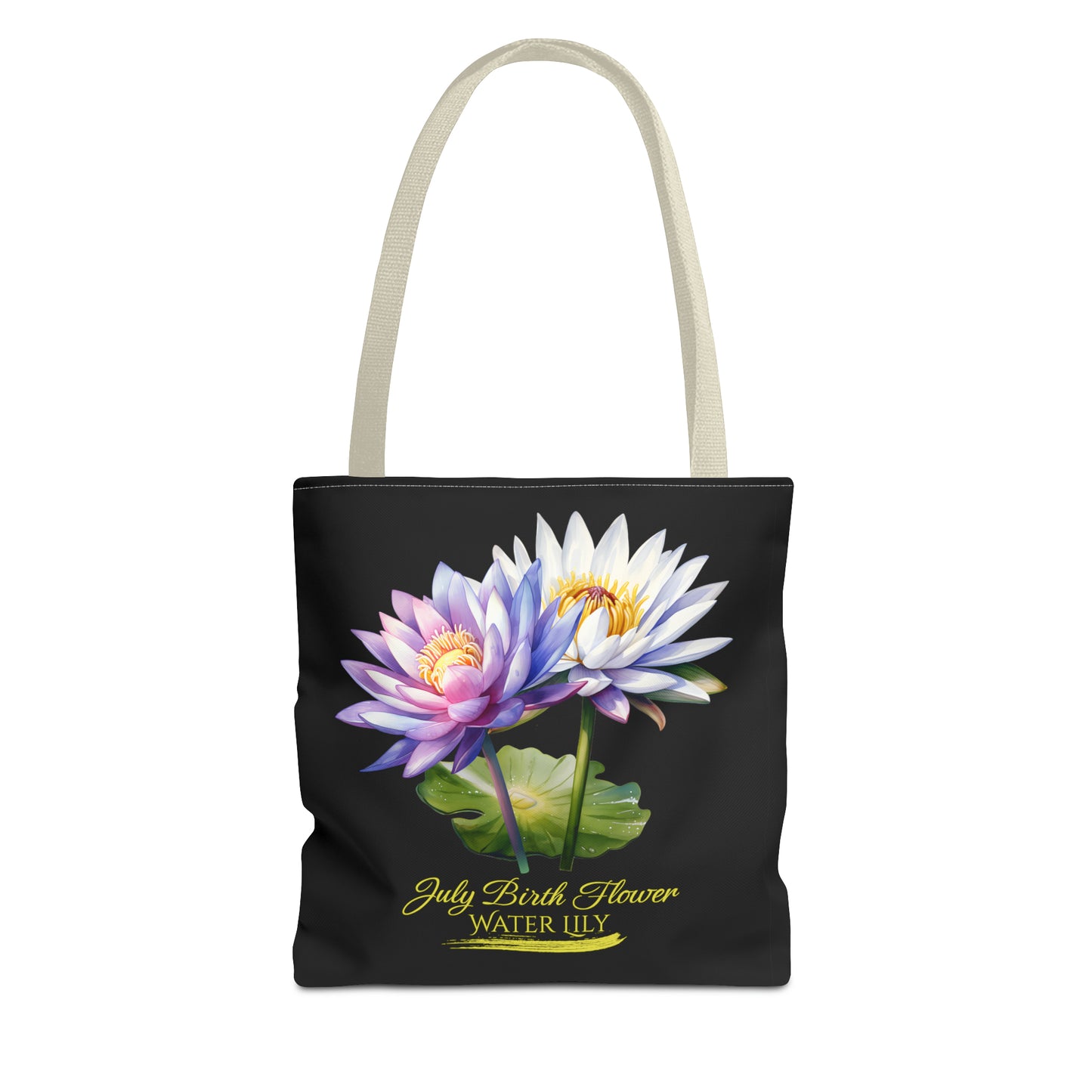 July Birth Flower: Water Lily - Tote Bag (AOP)