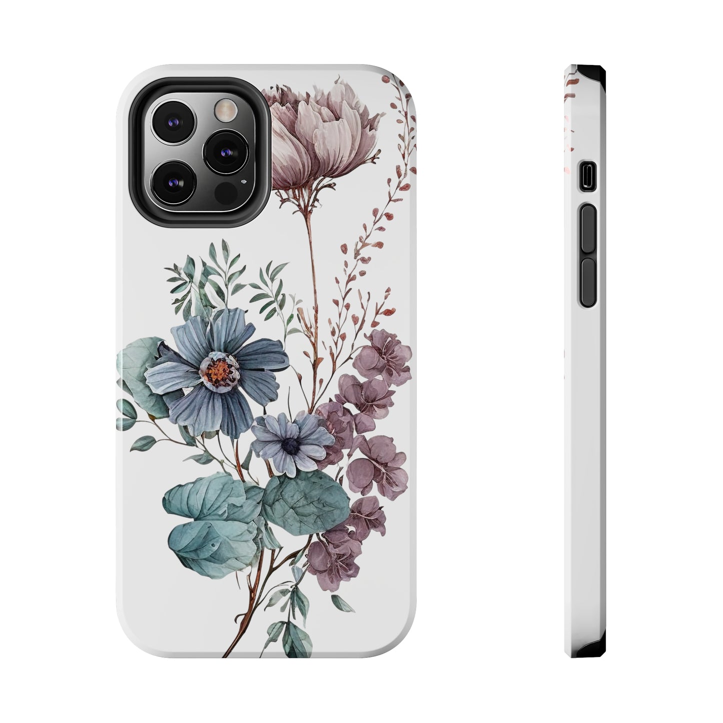 Tough Phone Cases: Watercolor Flower