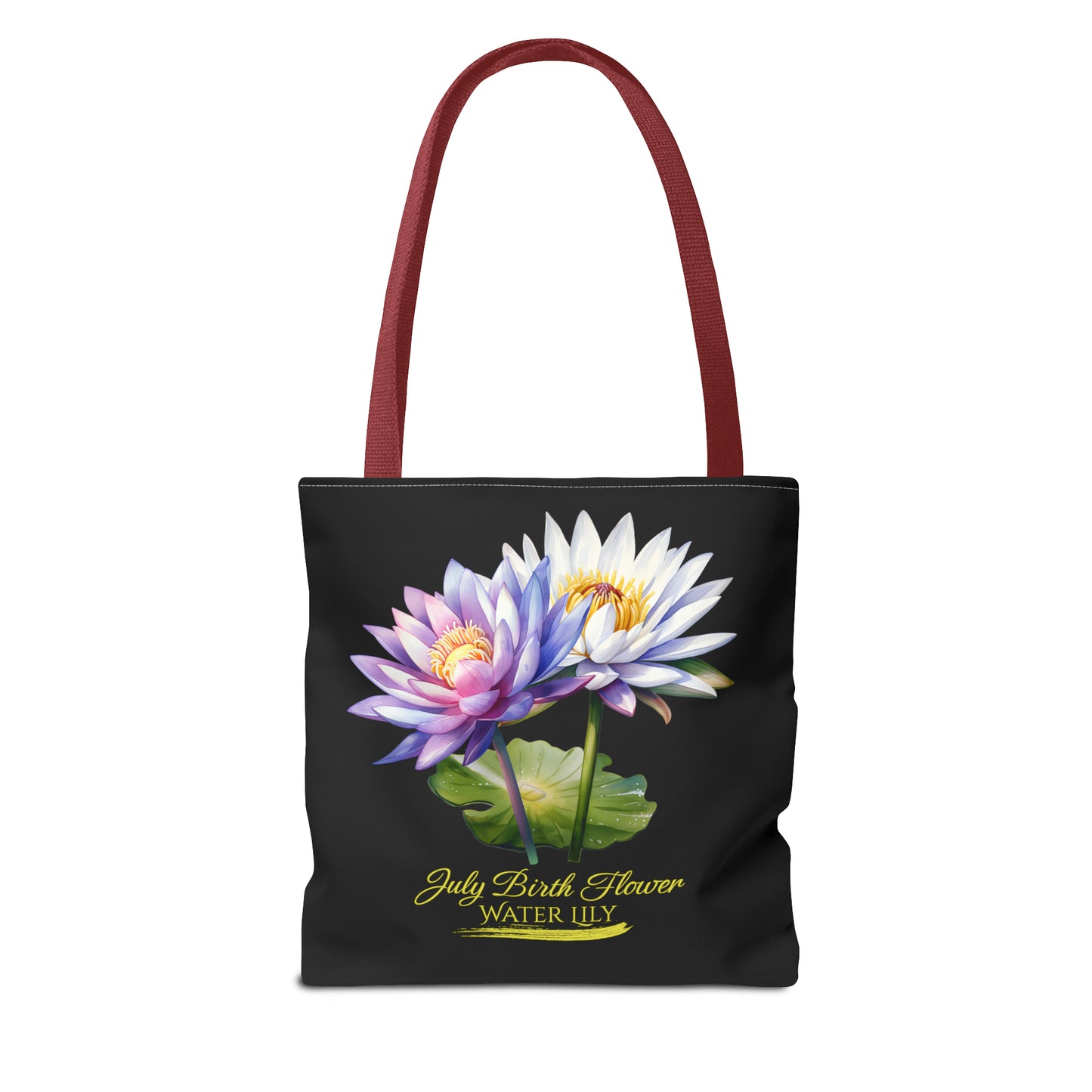 July Birth Flower: Water Lily - Tote Bag (AOP)