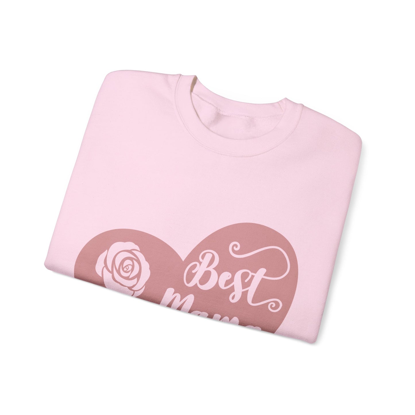 Best Mom Ever Heart - Unisex Heavy Blend™ Crewneck Sweatshirt