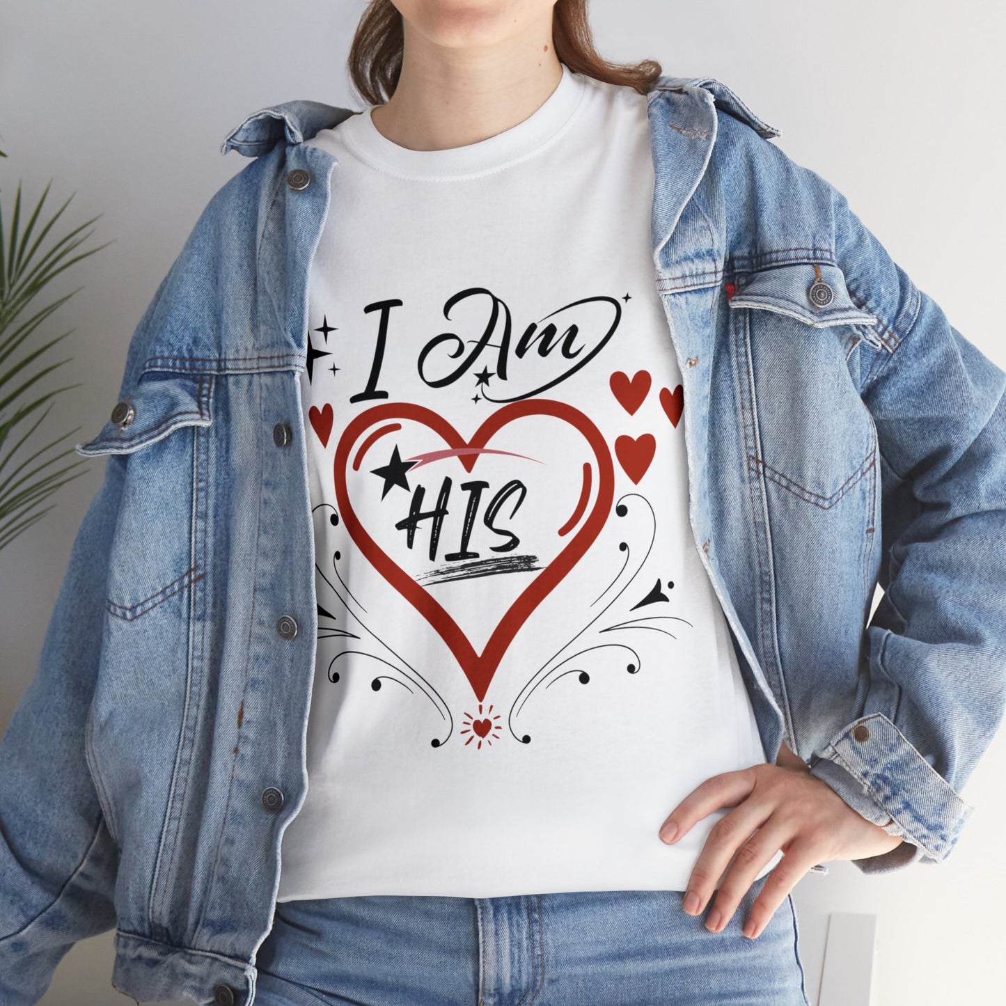 Valentine: I Am His1 - Unisex Heavy Cotton Tee