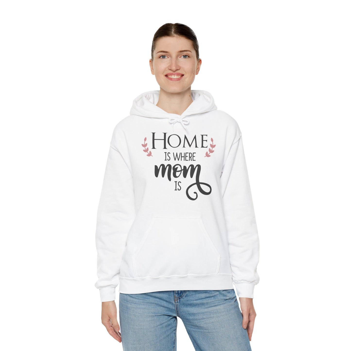 Home is where mom is - Unisex Heavy Blend™ Hooded Sweatshirt