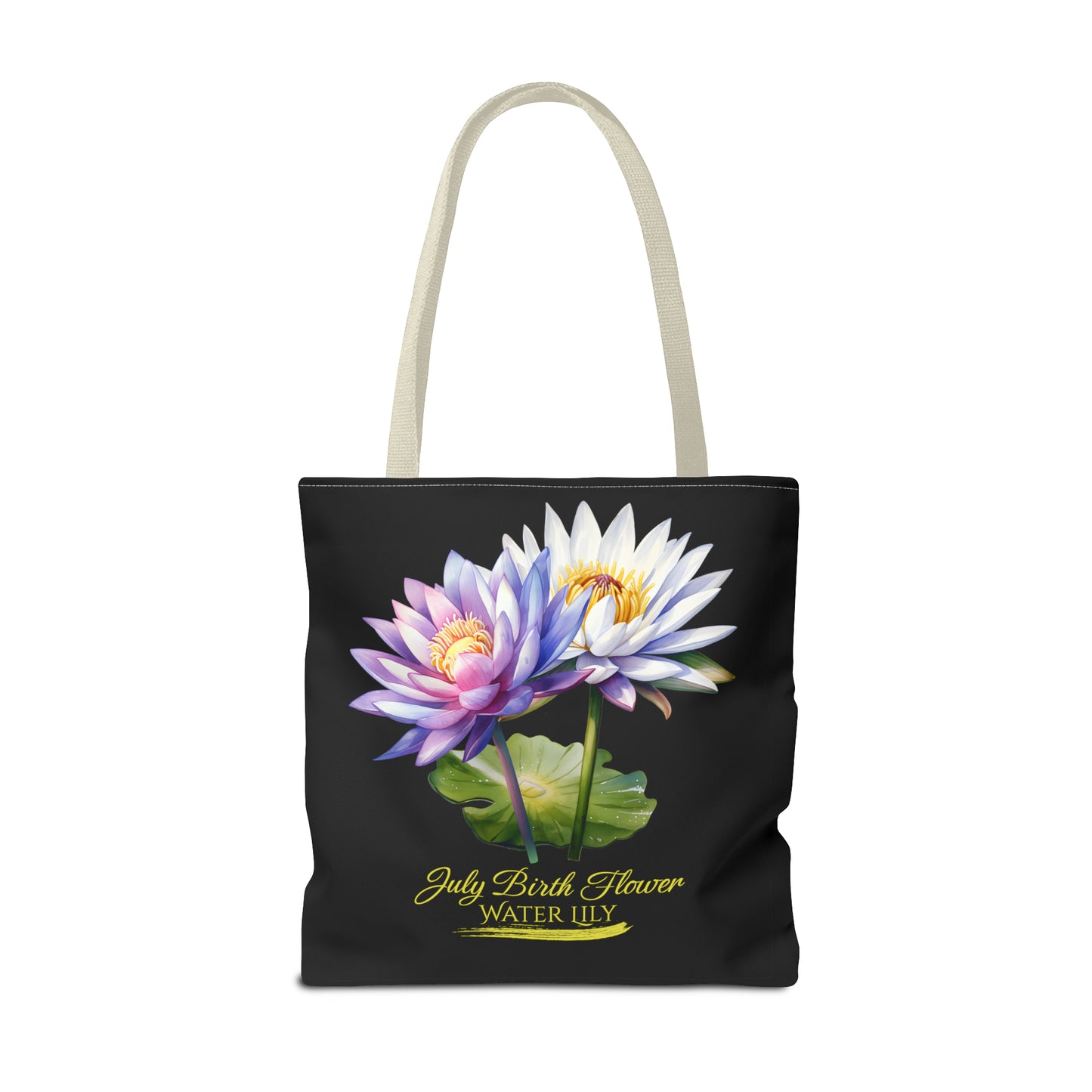 July Birth Flower: Water Lily - Tote Bag (AOP)