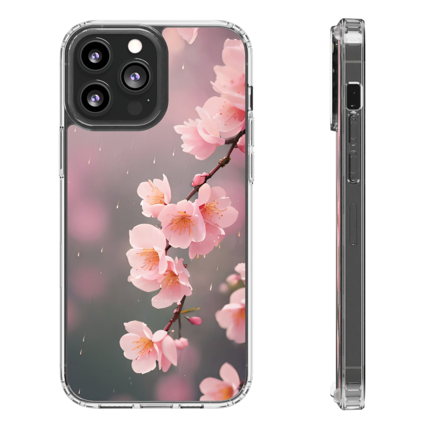 Clear Phone Cases: Blossom Flower