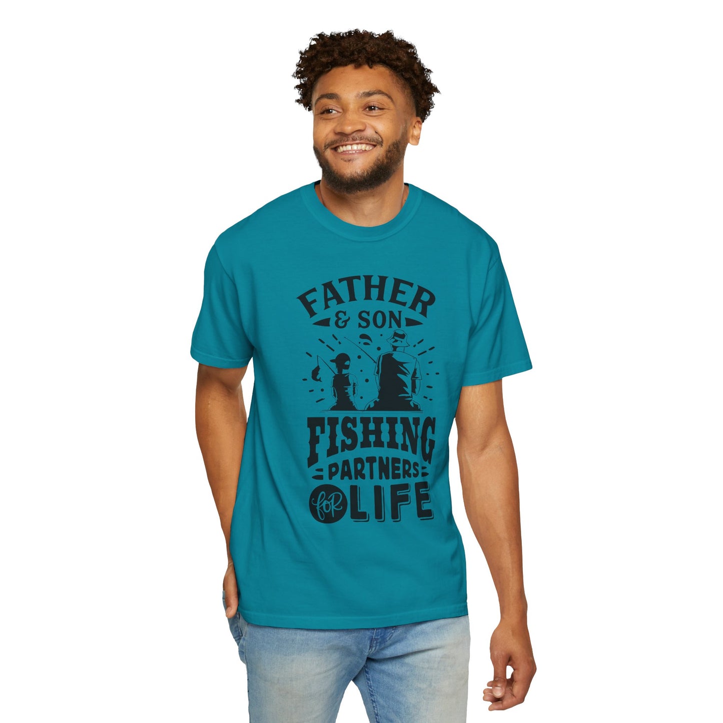 Father and Son forever: Unisex Garment-Dyed T-shirt