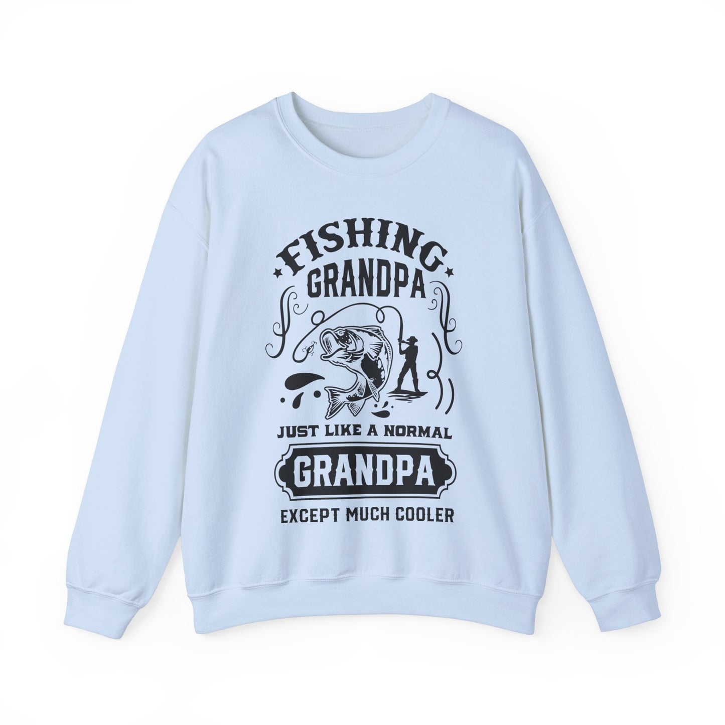 Fishing Grandpa - Unisex Heavy Blend™ Crewneck Sweatshirt